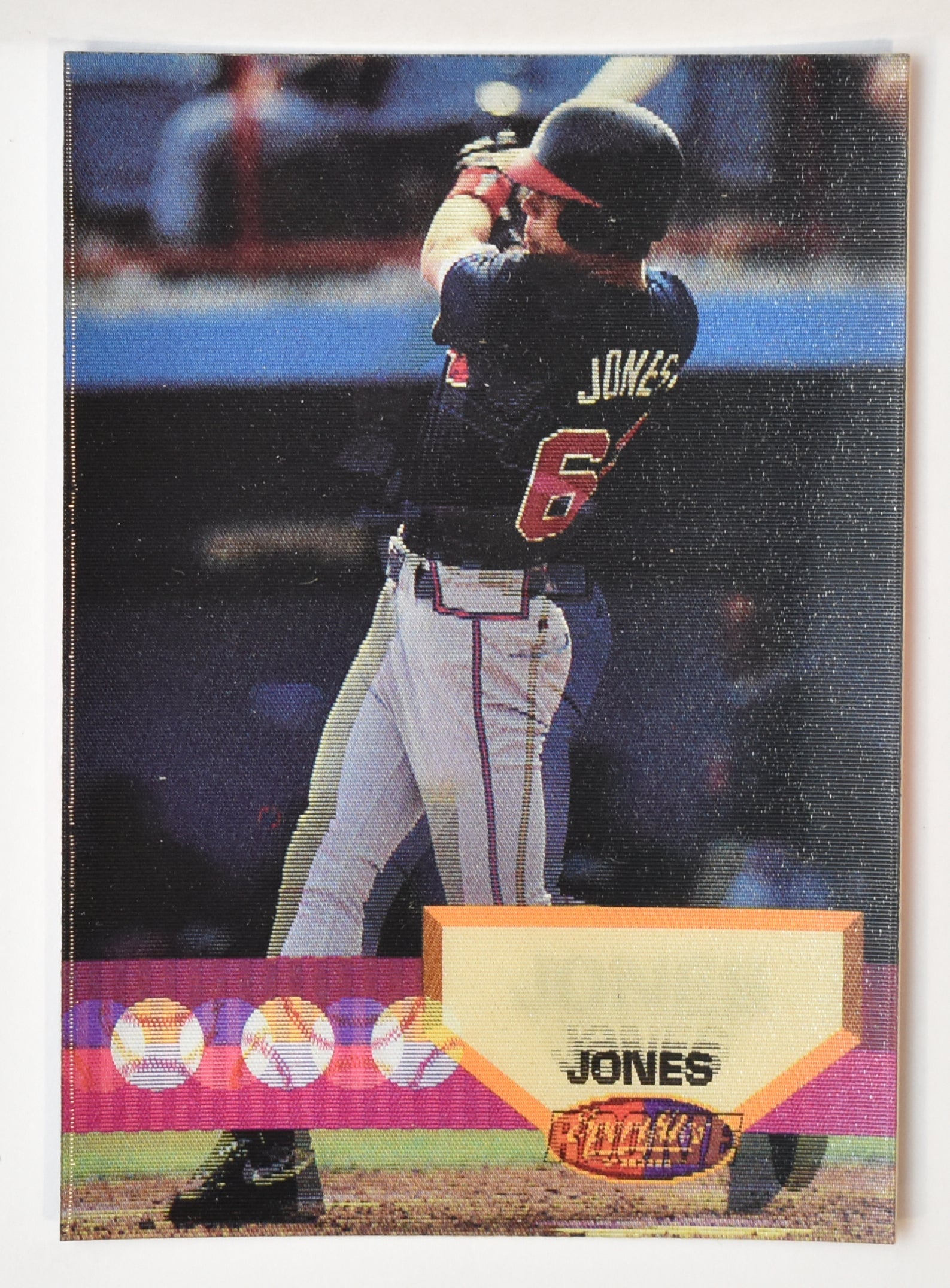 Chipper Jones 160 Sports Flics 94 Pinnacle Baseball Card