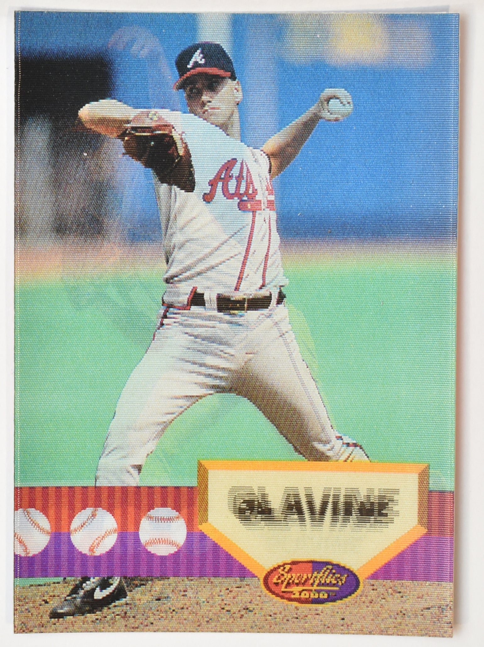 Tom Glavine 80 Sports Flics 1994 Pinnacle Baseball Card
