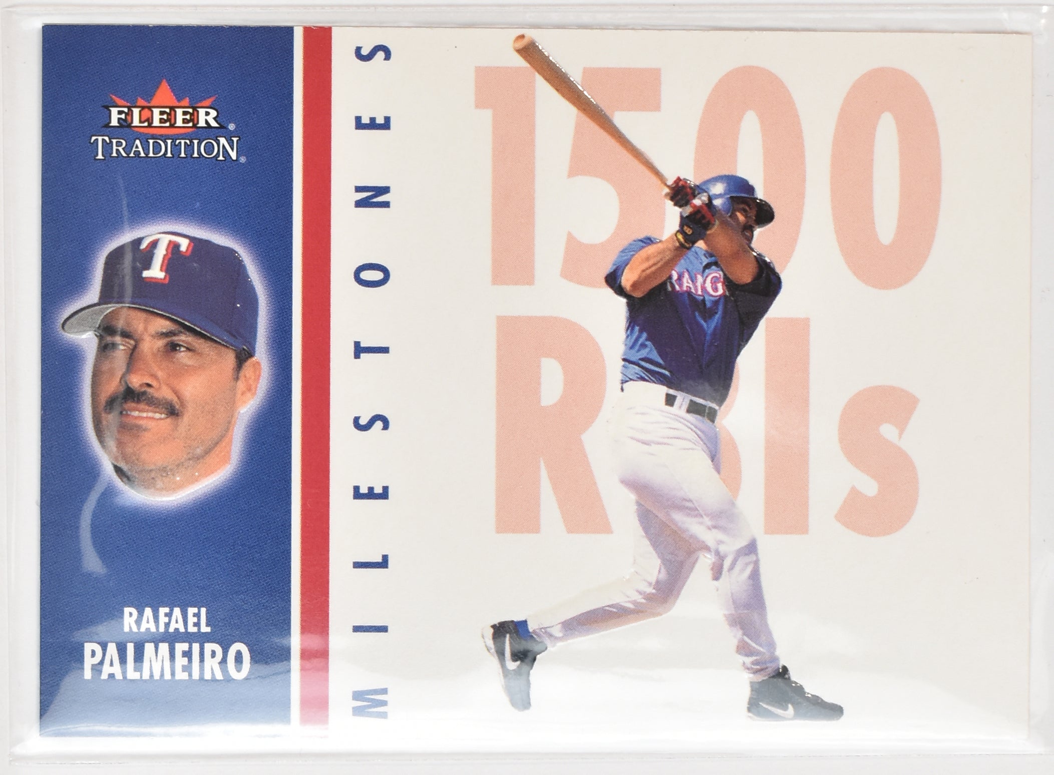 Rafael Palmiro 13 of 25 Fleer 2003 Baseball Card Texas Rangers