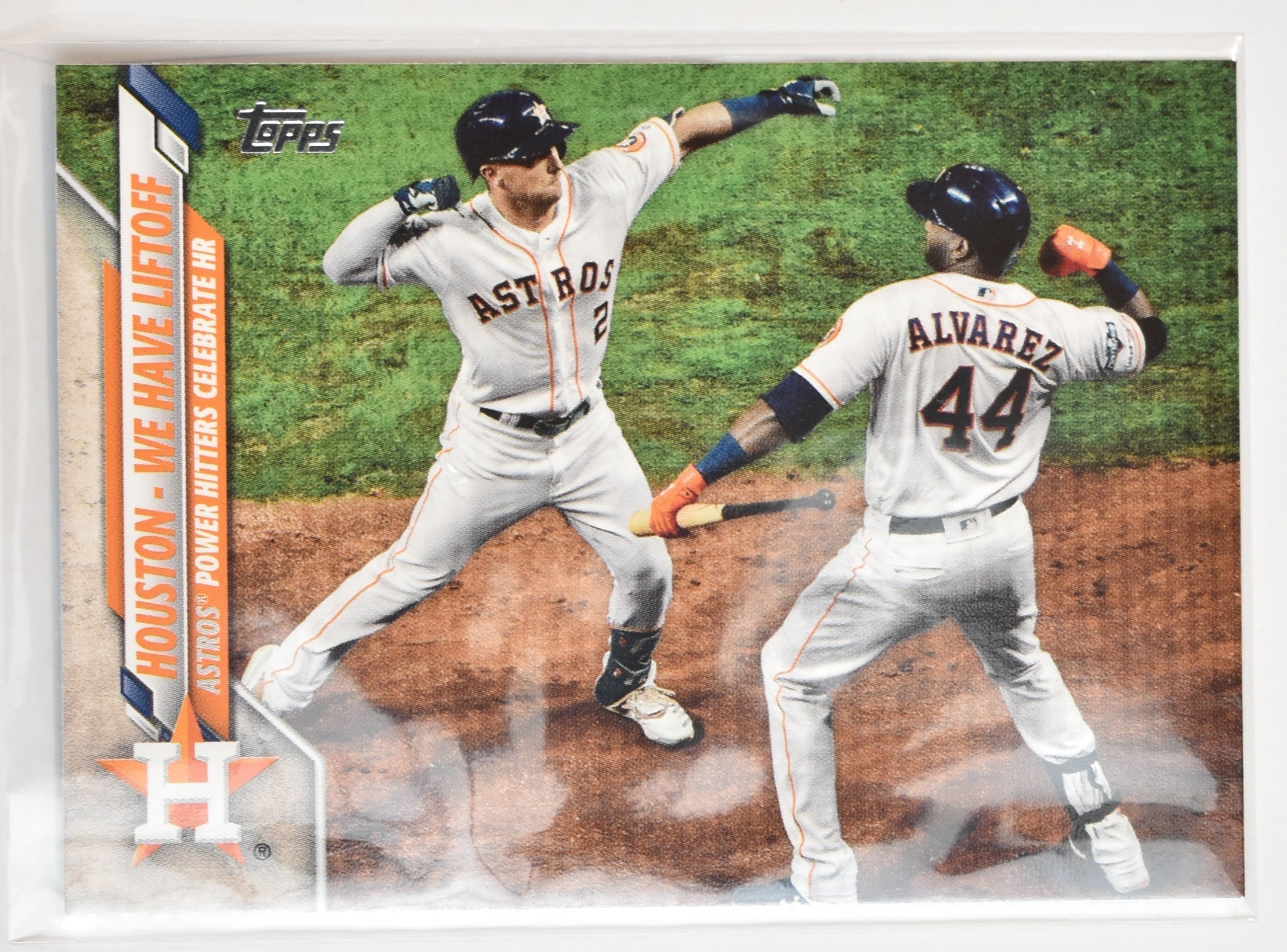 Alex Bregman U-7 Houston Astros Yordan Alvarez Topps Baseball Card 2020