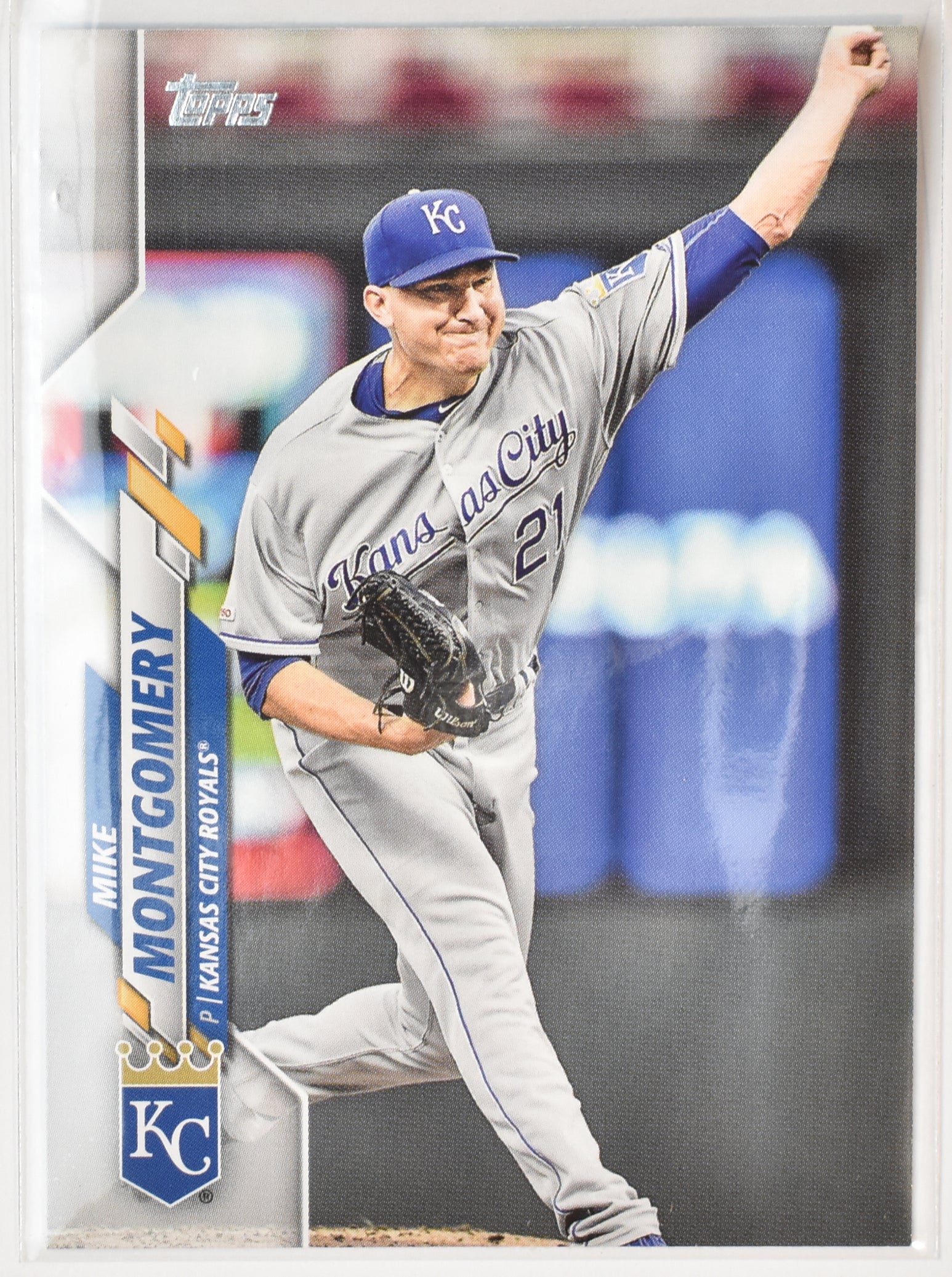Mike Montgomery U-233 Kansas City Royals Baseball Card Topps 2020