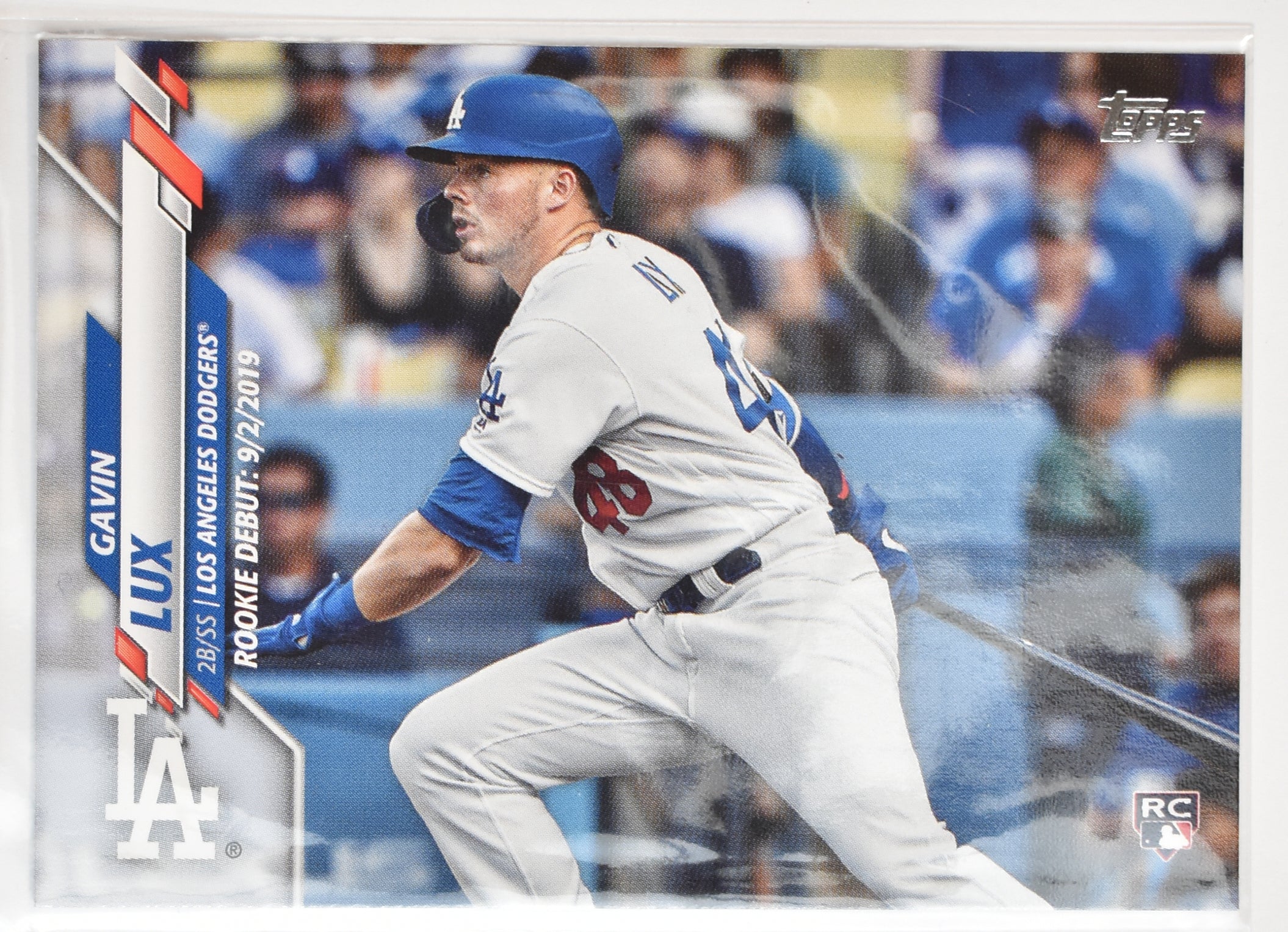Gavin Lux Los Angeles Dodgers U-234 Topps Baseball Card 2020