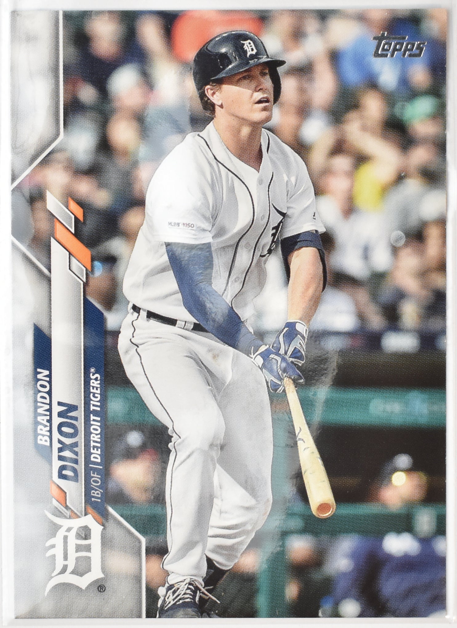 Brandon Dixon Detroit Tigers U-135 Topps Baseball Card 2020