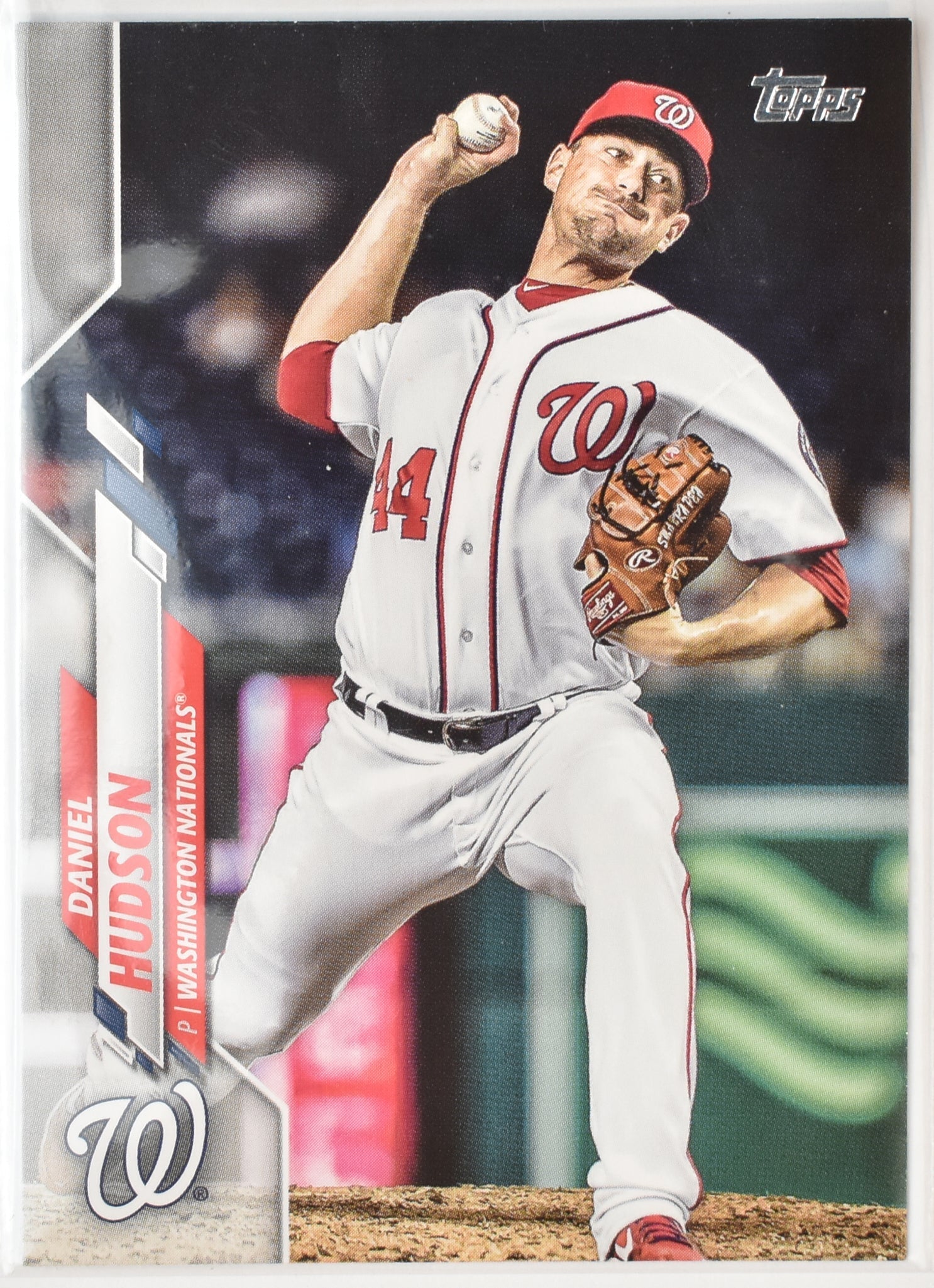 Daniel Hudson U-195 Washington Nationals Topps Baseball Card 2020
