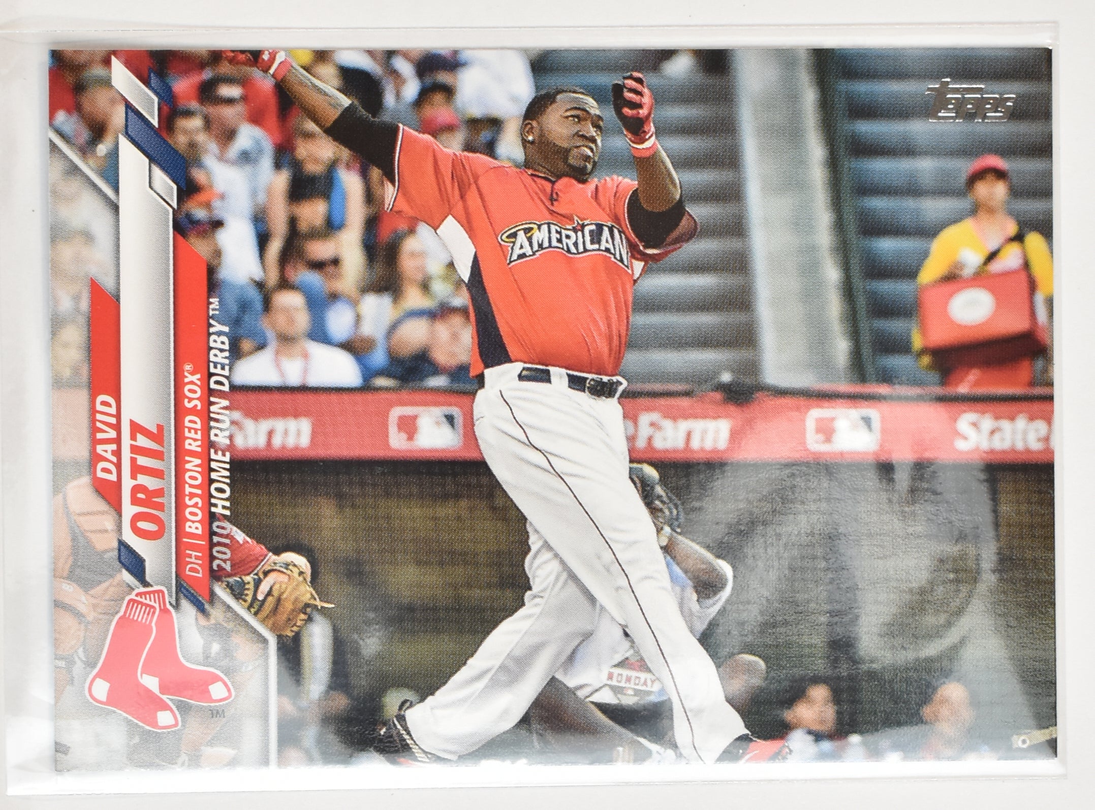 David Ortiz U-62 Topps Baseball Card 2020 Boston Red Sox
