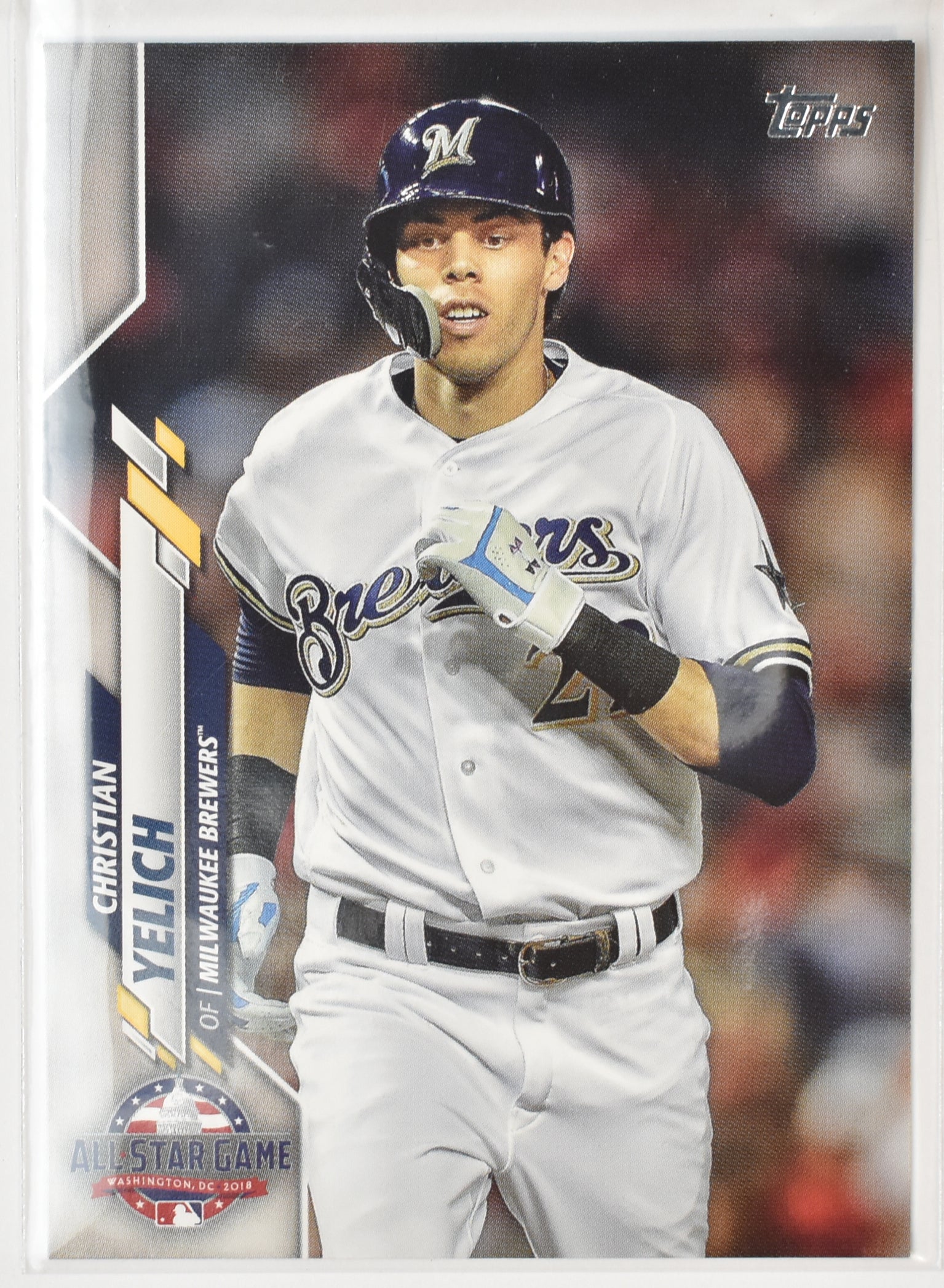 Christian Yelich Milwaukee Braves U-269 Topps Baseball Card 2020