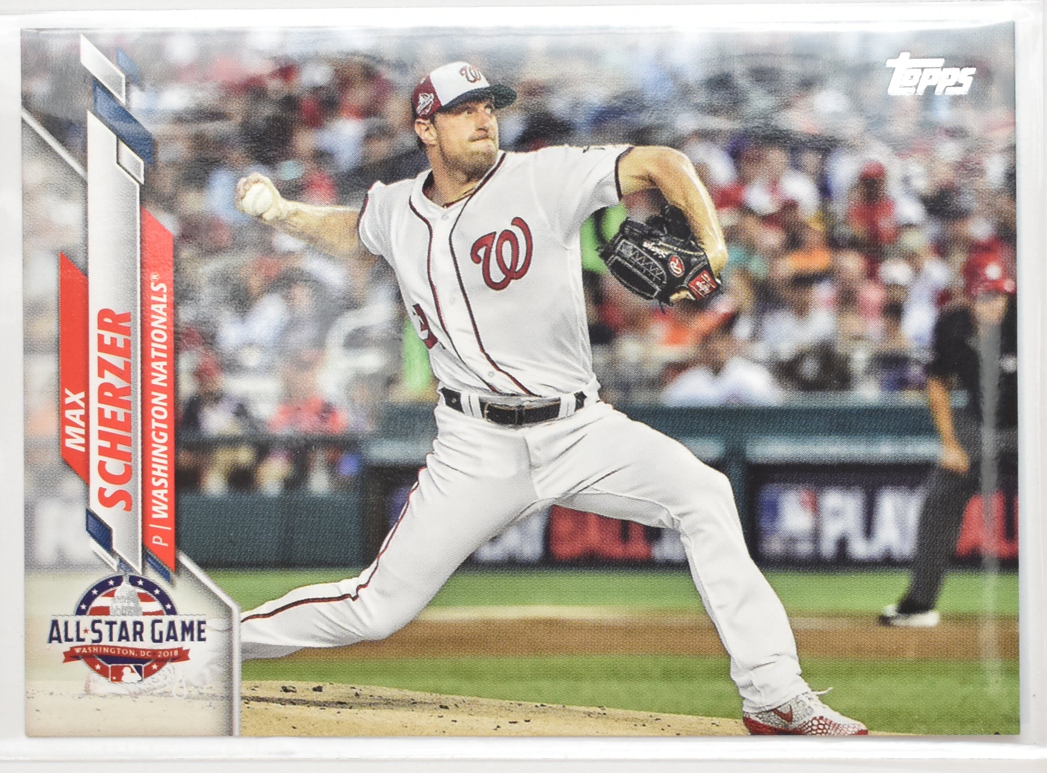 Max Scherzer U-185 Topps Baseball Card 2020