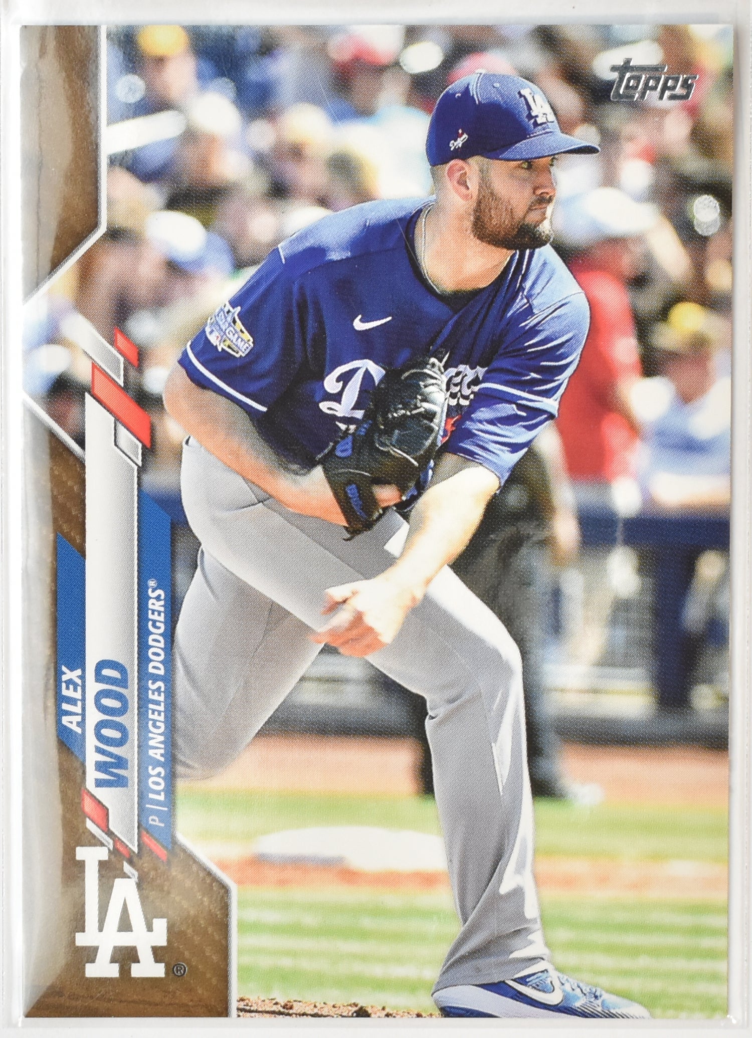 Alex Wood Los Angeles Dodgers U-252 0618/2020 Topps Baseball Card 2020