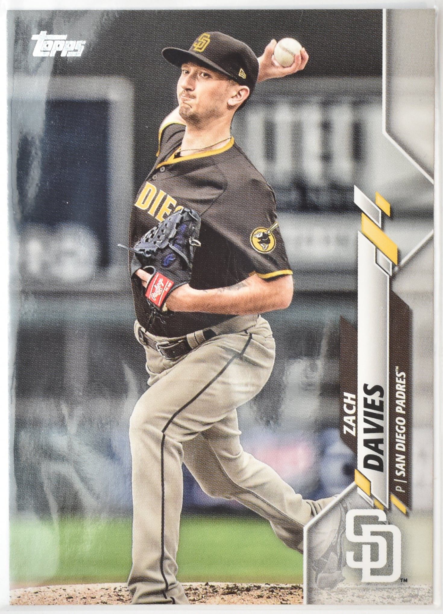 Zach Davies San Diego Padres U-155 Topps Baseball Card 2020