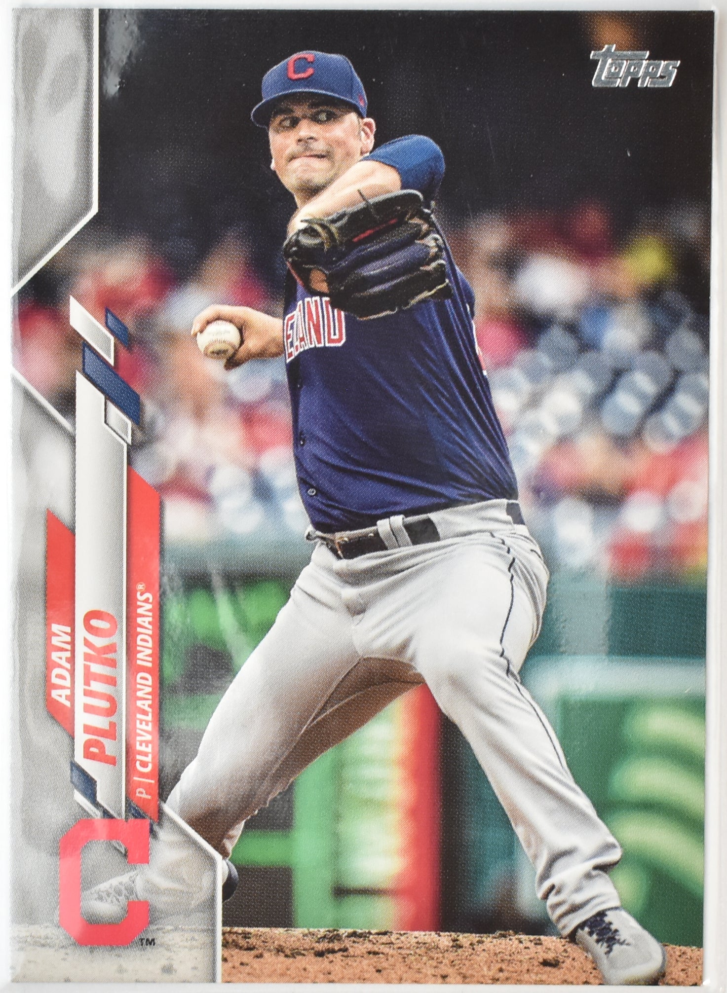 Adam Plutko U-294 Cleveland Indians Topps Baseball Card 2020