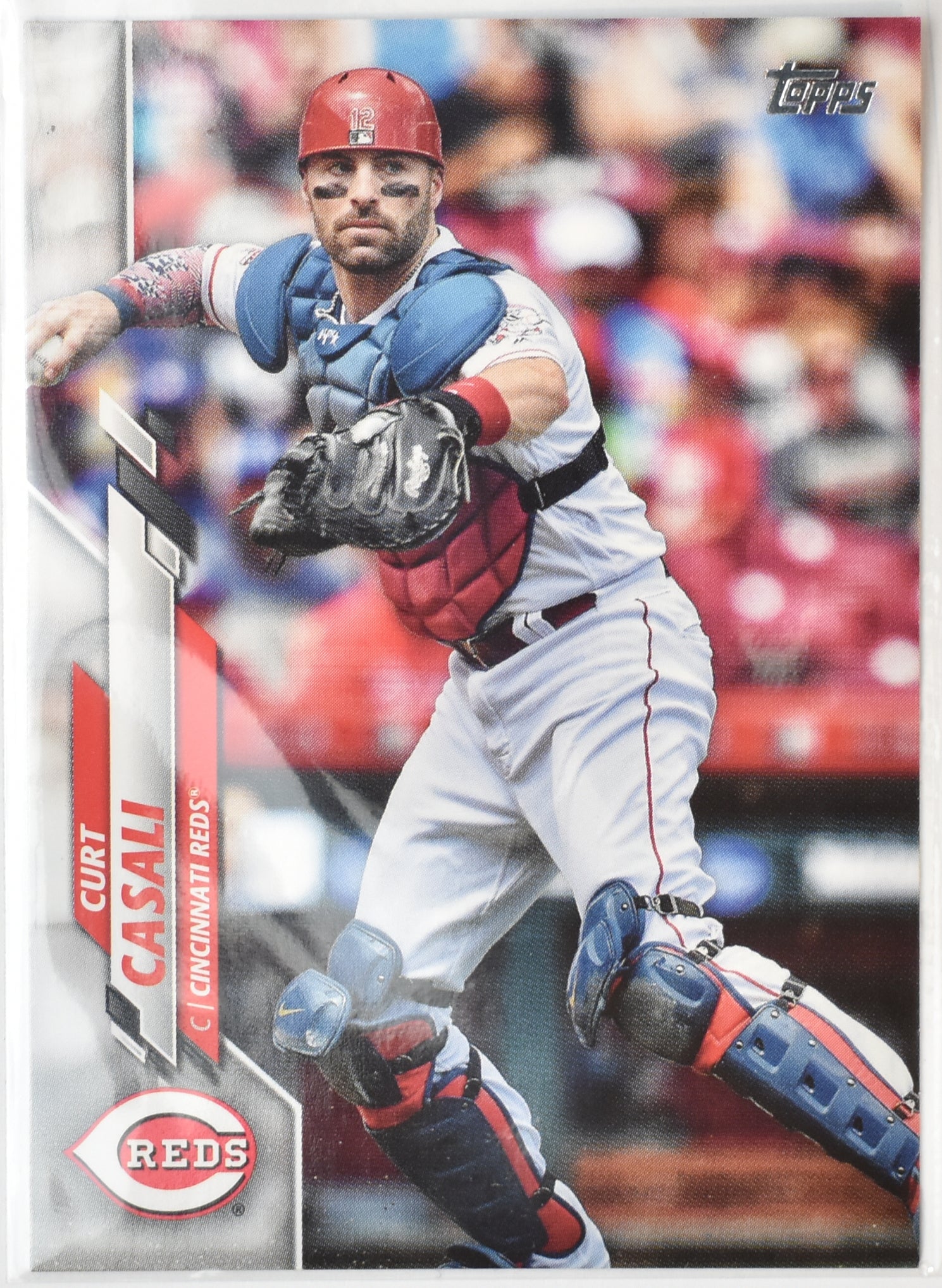 Curt Casali Cincinnati Reds U-31 Topps Baseball Card 2020