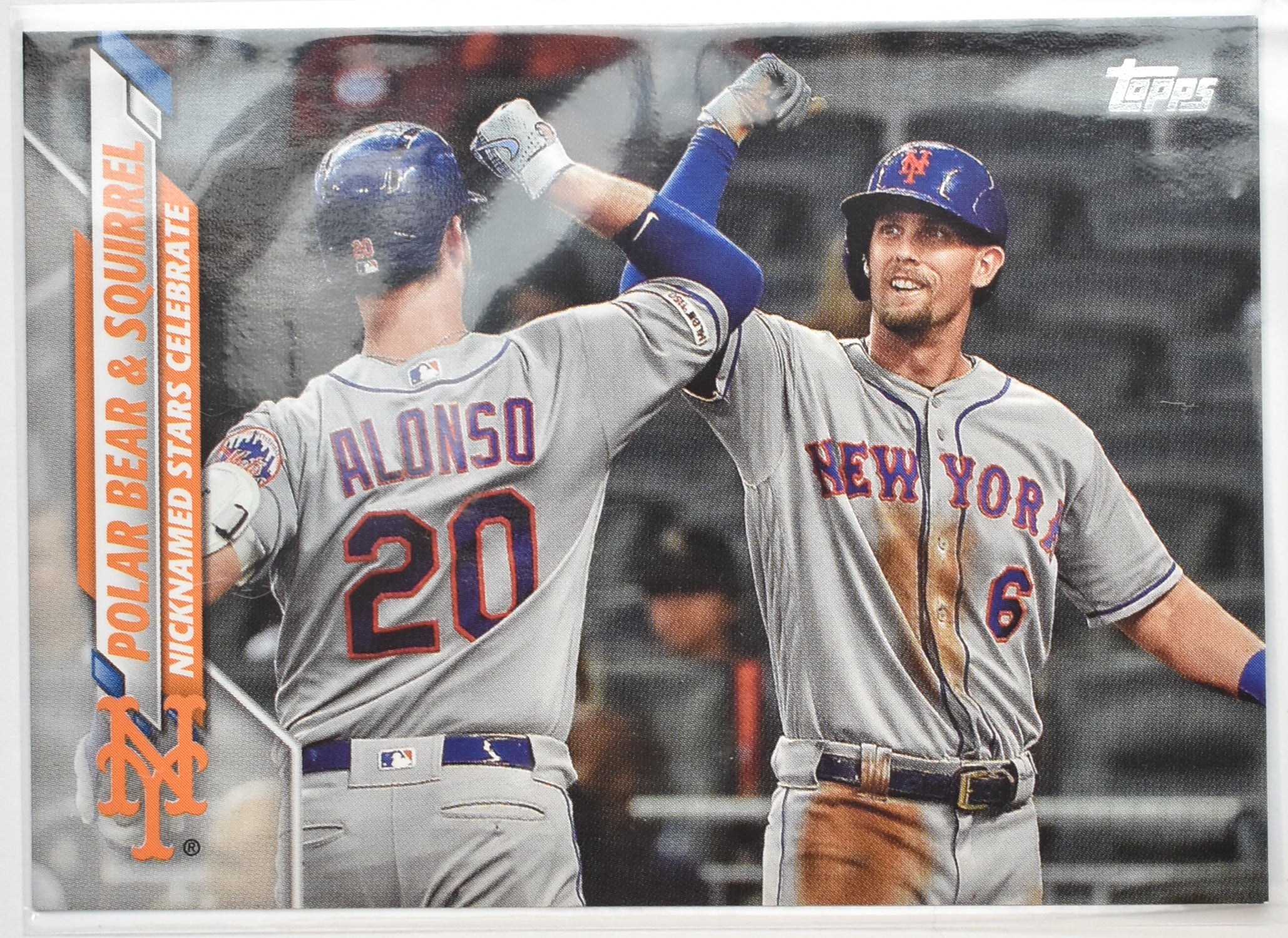 Veteran Combos Pete Alonso Jeff McNeil U-290 Topps Baseball Card 2020