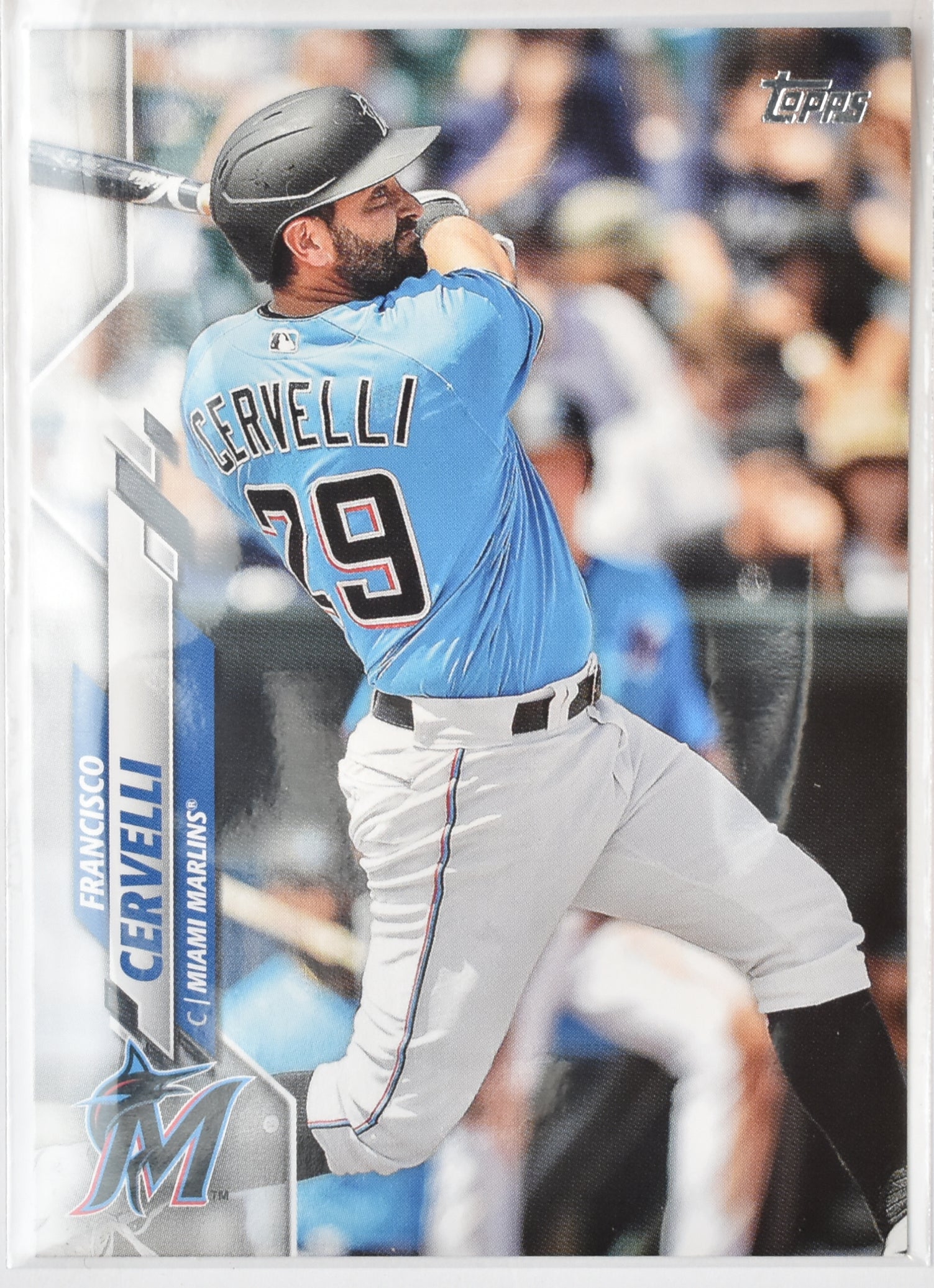 Francisco Cervelli Miami Marlins U-20 Topps Baseball Card 2020