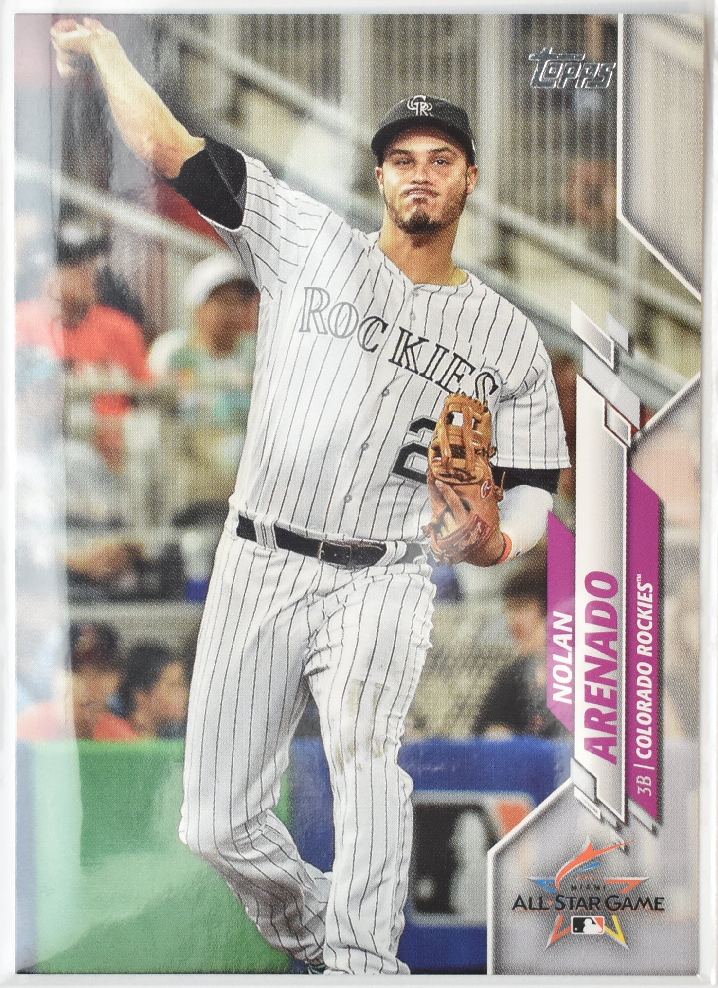 Nolan Arenado Colorado Rockies U-50 Topps Baseball Card 2020