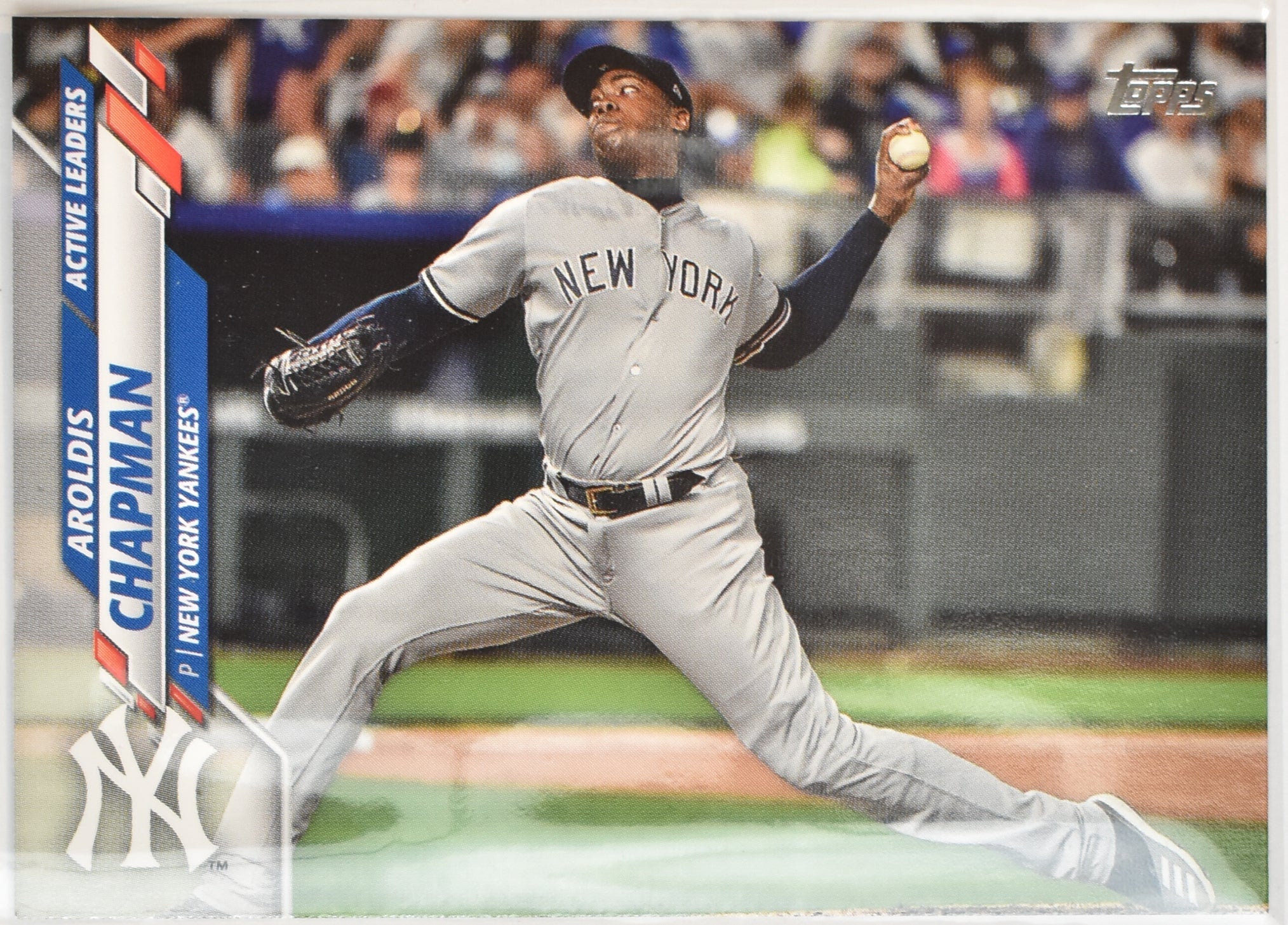 Aroldis Chapman U-249 New York Yankees Topps Baseball Card 2020