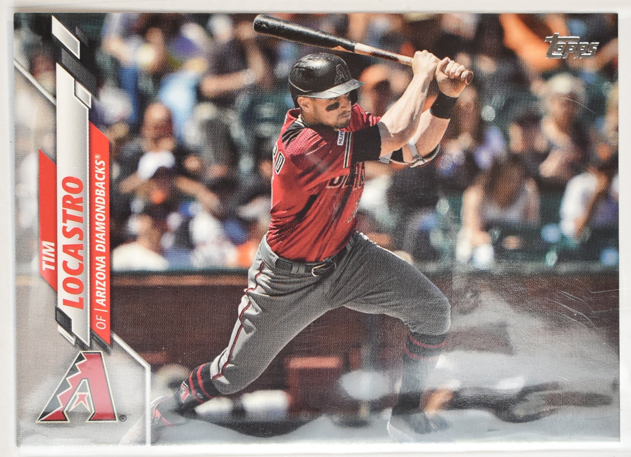 Tim Locastro U-238 Arizona Diamondbacks Topps Baseball Card 2020