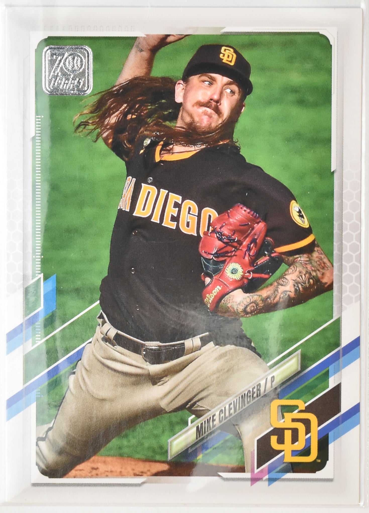 Mike Clevinger 265 Topps 2021 Baseball Card San Diego Padres