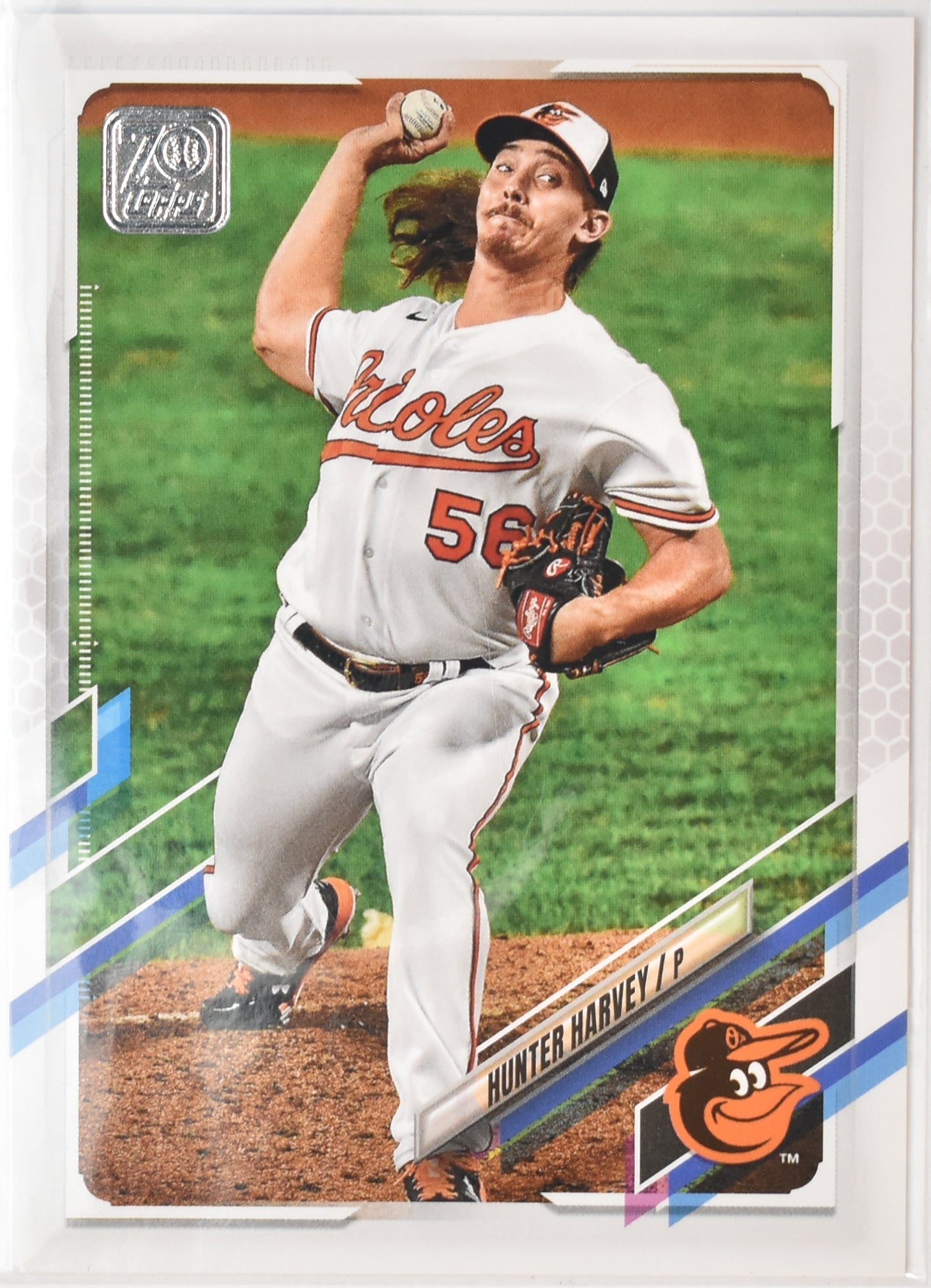 Hunter Harvey Baltimore Orioles 93 2021 Topps Baseball Card