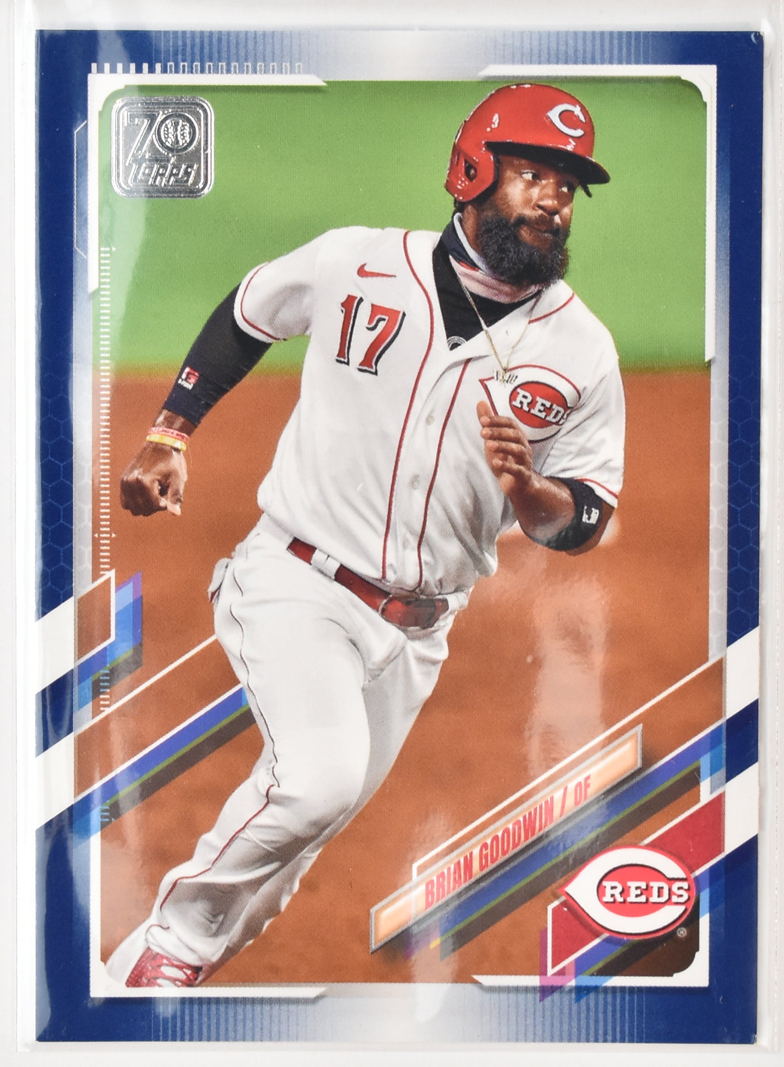 Brian Goodwin 96 Cincinnati Red 2021 Topps Baseball Card