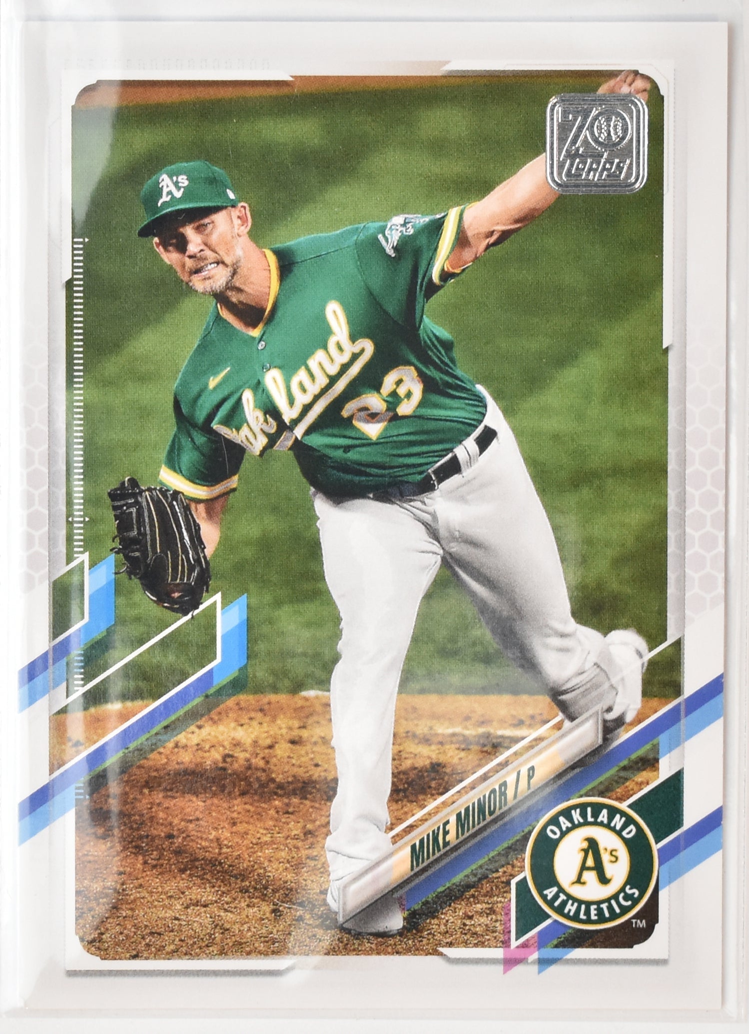Mike Minor 329 Oakland Athletics 2021 Topps Baseball Card