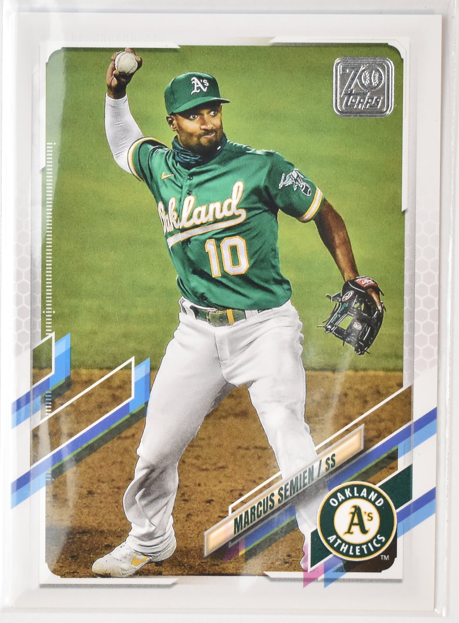 Marcus Semien 276 Oakland Athletics 2021 Topps Baseball Card