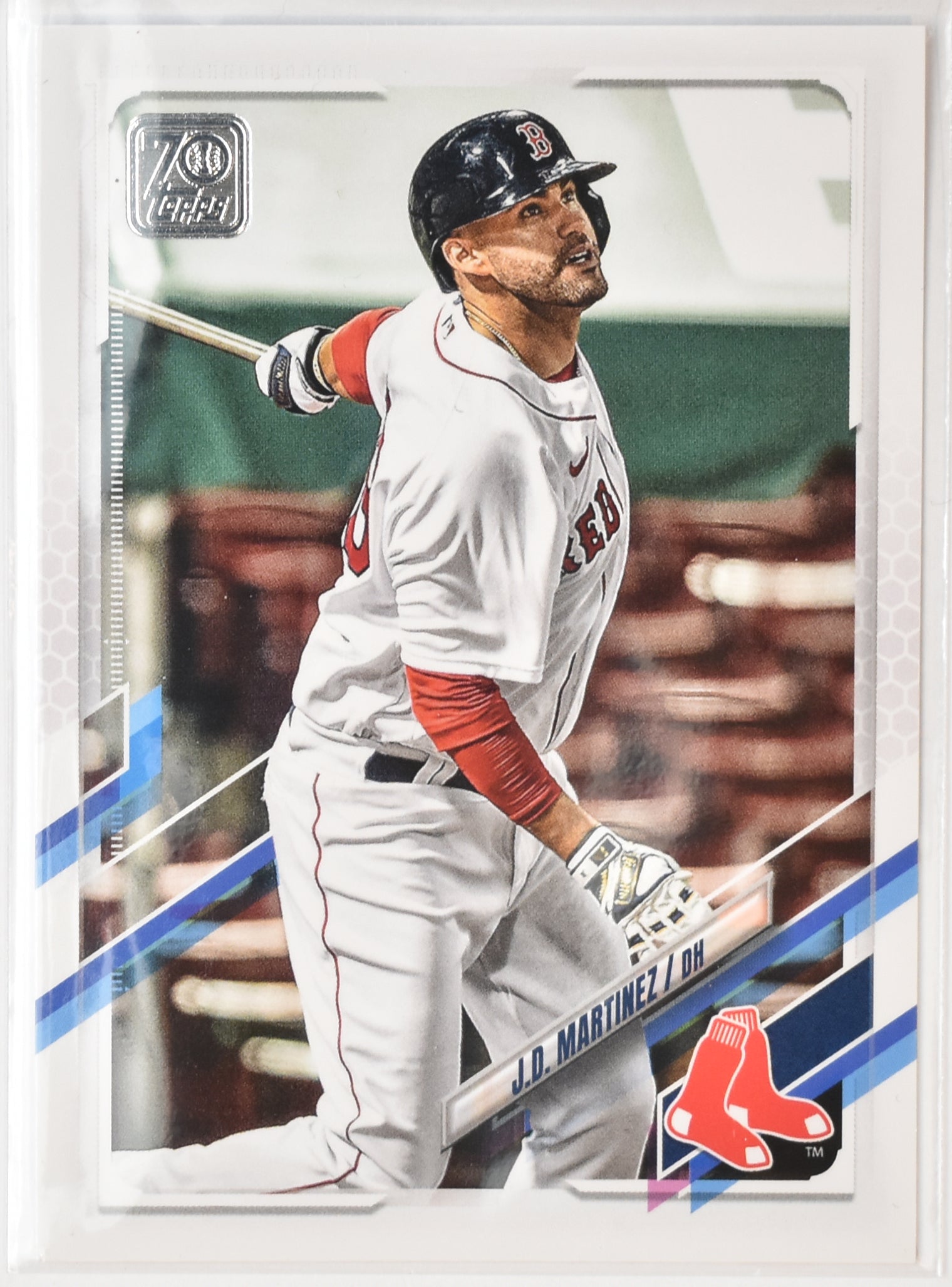 JD Martinez 20 Boston Red Sox 2021 Topps Baseball Card