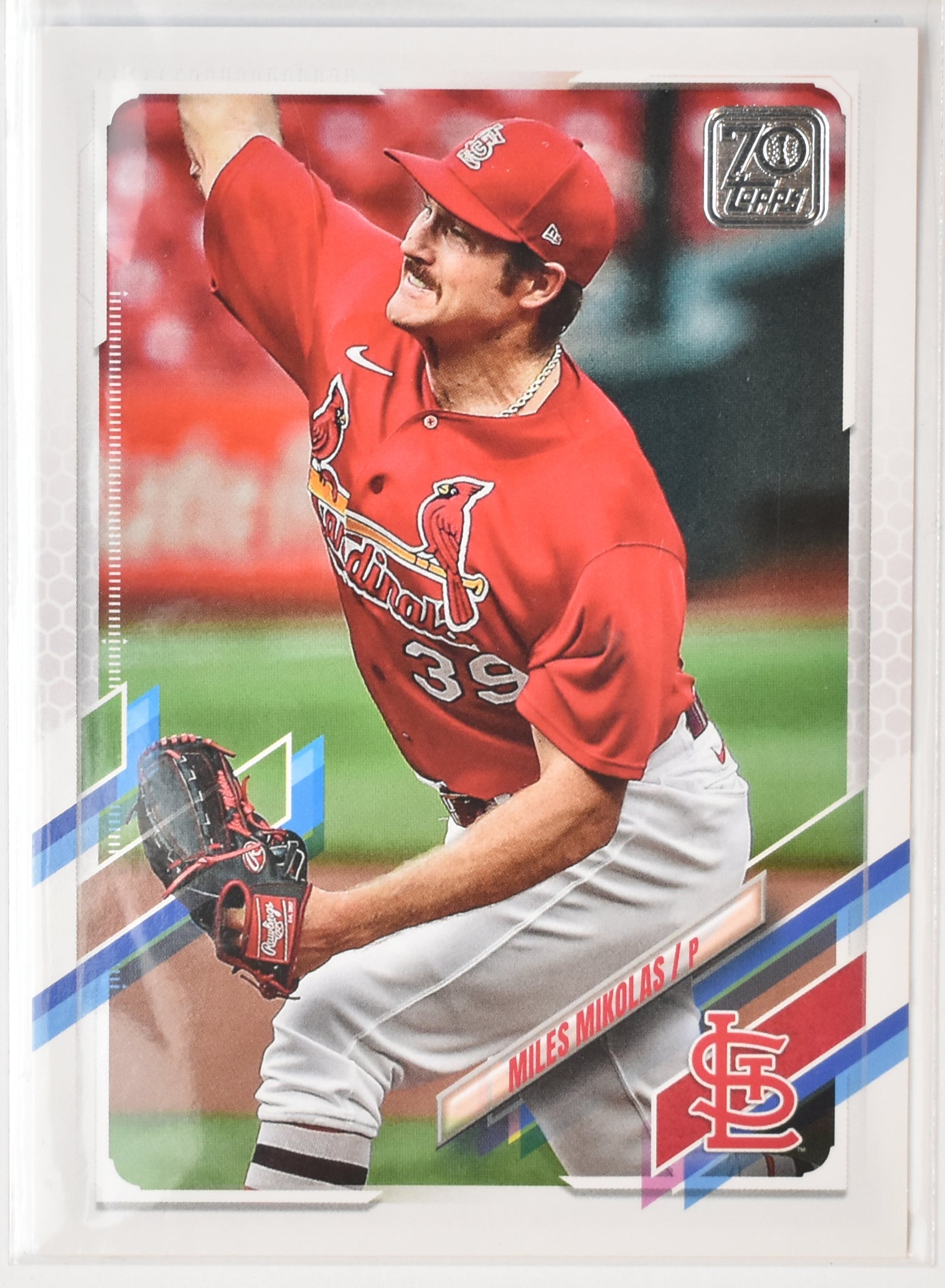 Miles Mikolas St Louis Cardinals 181 2021 Topps Baseball Card
