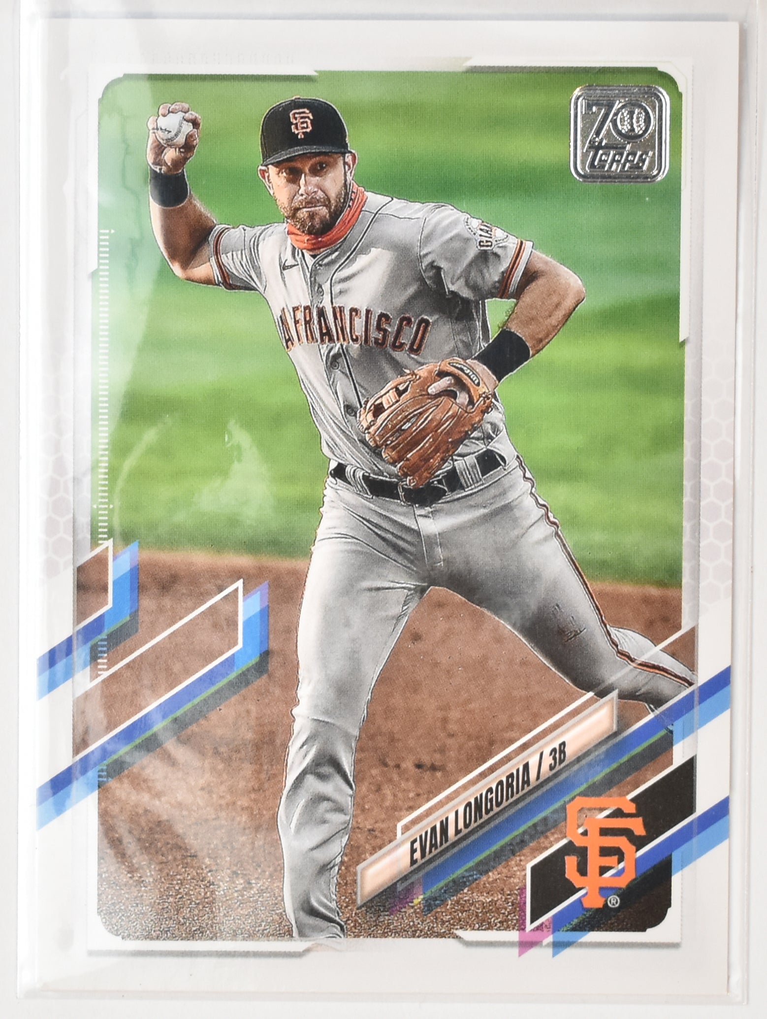 Evan Longoria 173 San Francisco Giants 2021 Topps Baseball Card