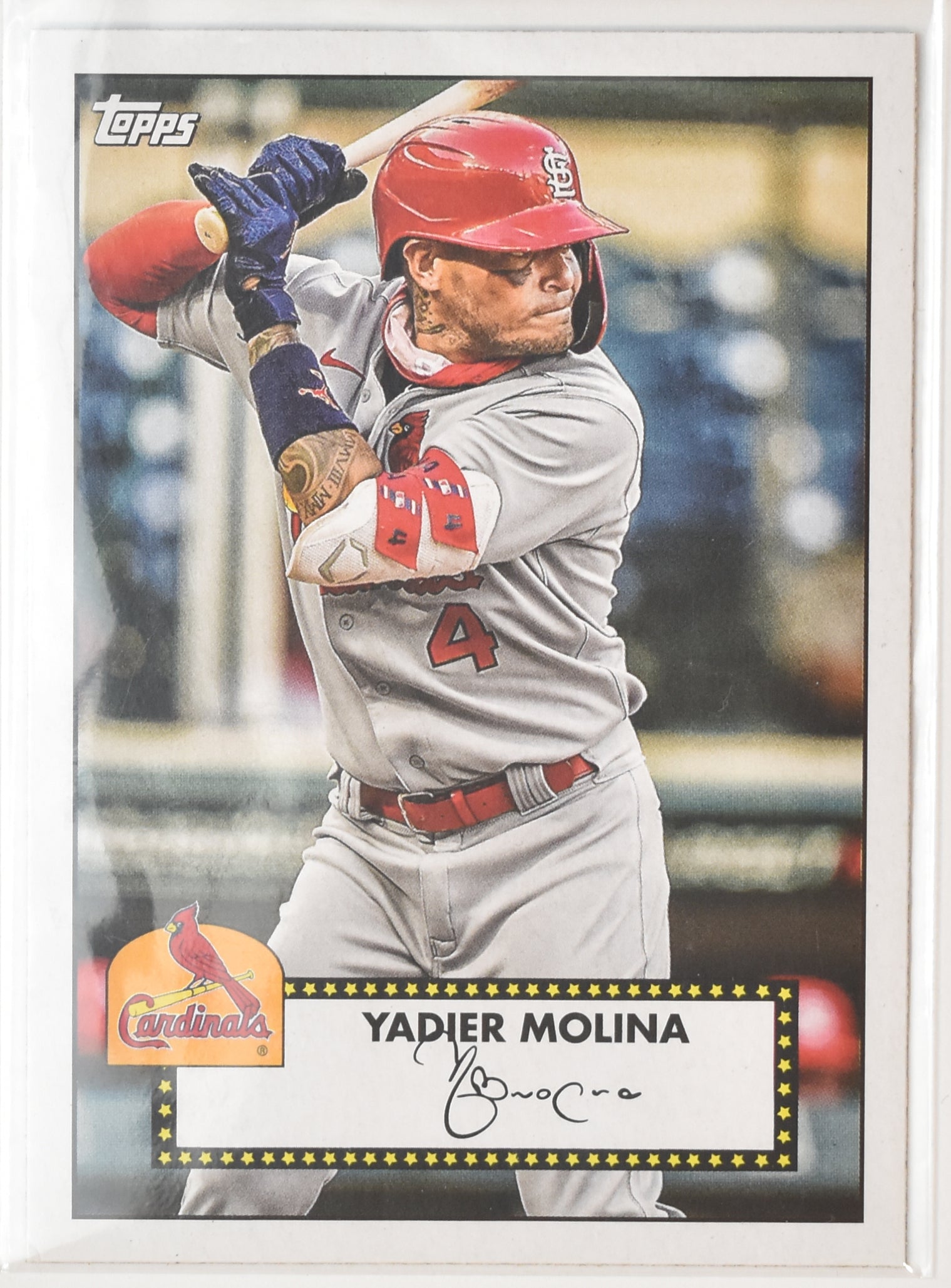Yadier Molina T52-30 Topps Baseball Card 2021