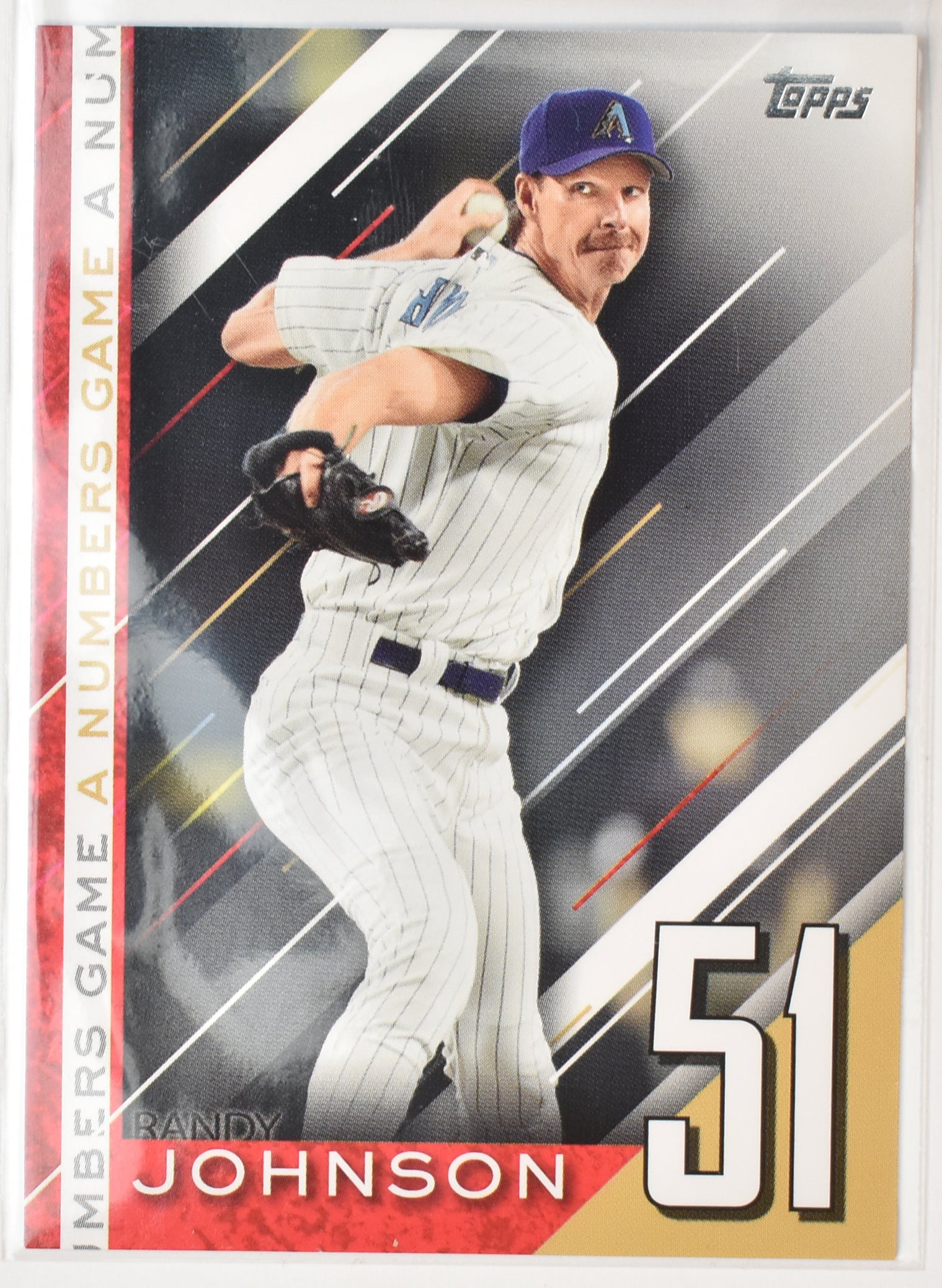 Randy Johnson Arizona Diamondbacks NG-4 Topps Baseball Card 2020