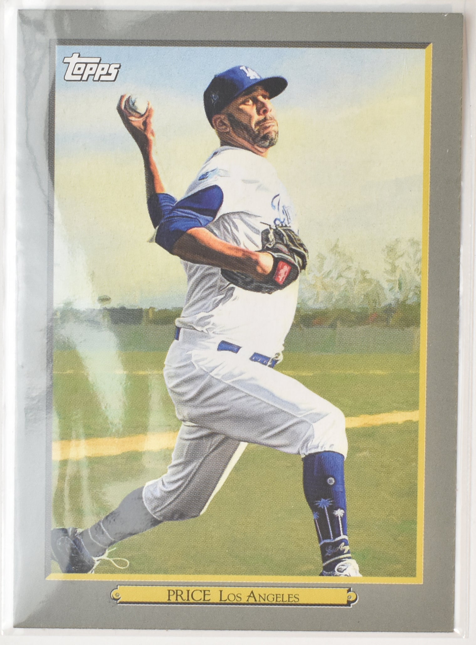 David Price TR-7 Los Angeles Dodgers Topps Baseball Card 2020