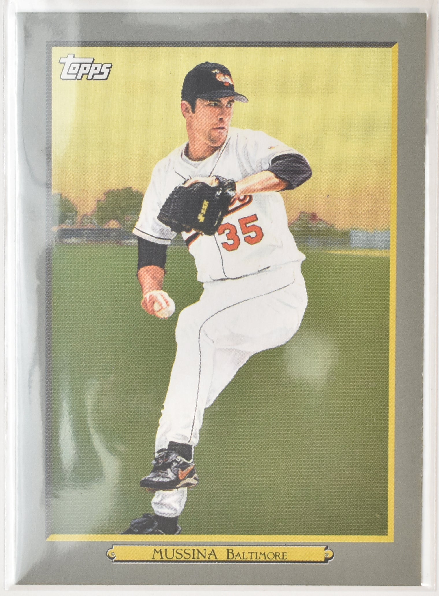 Mike Mussina TR-38 Baltimore Orioles Topps Baseball Card 2020