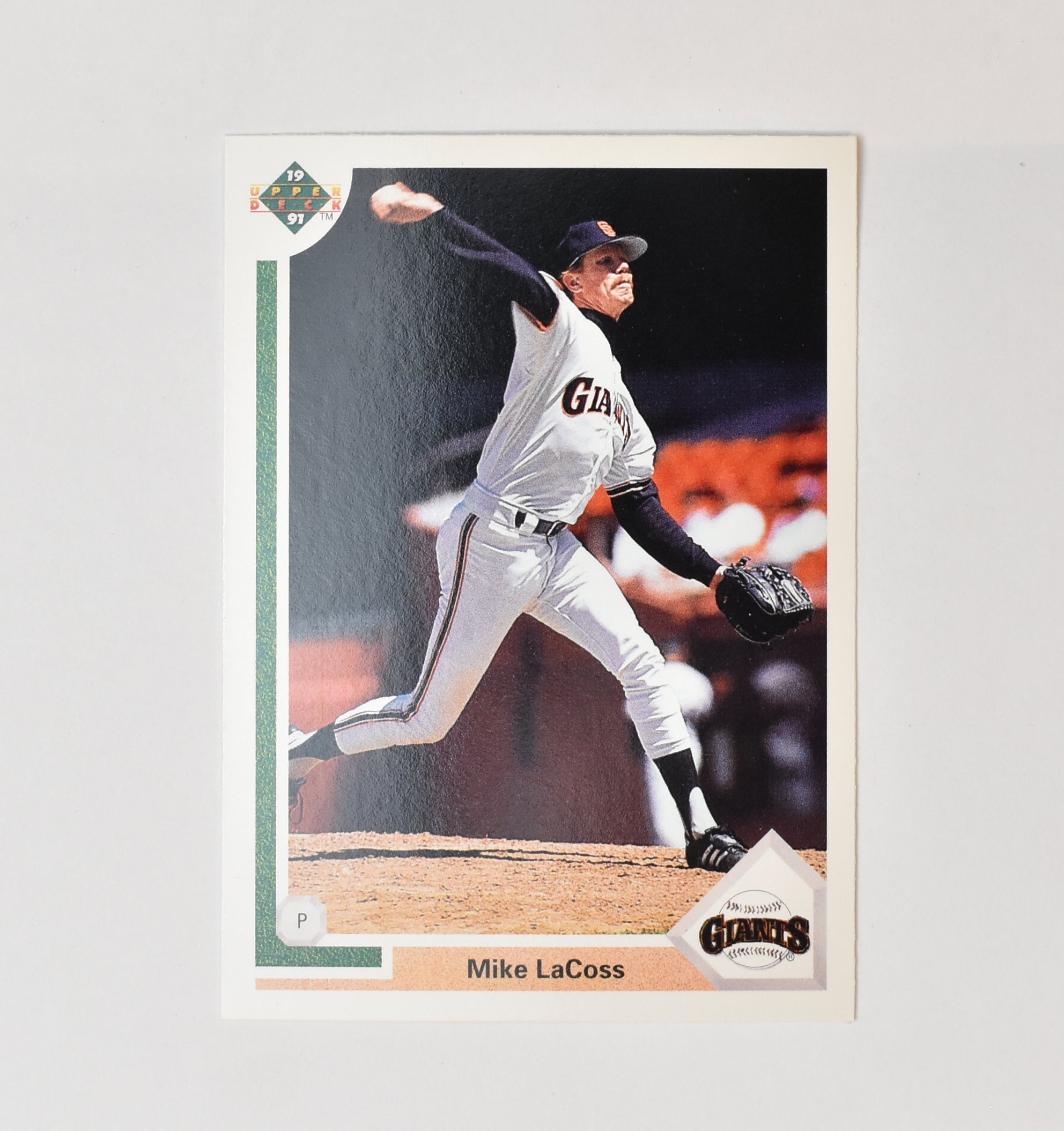 Mike Lacoss 691 91 Upper Deck Baseball Card San Francisco Giants