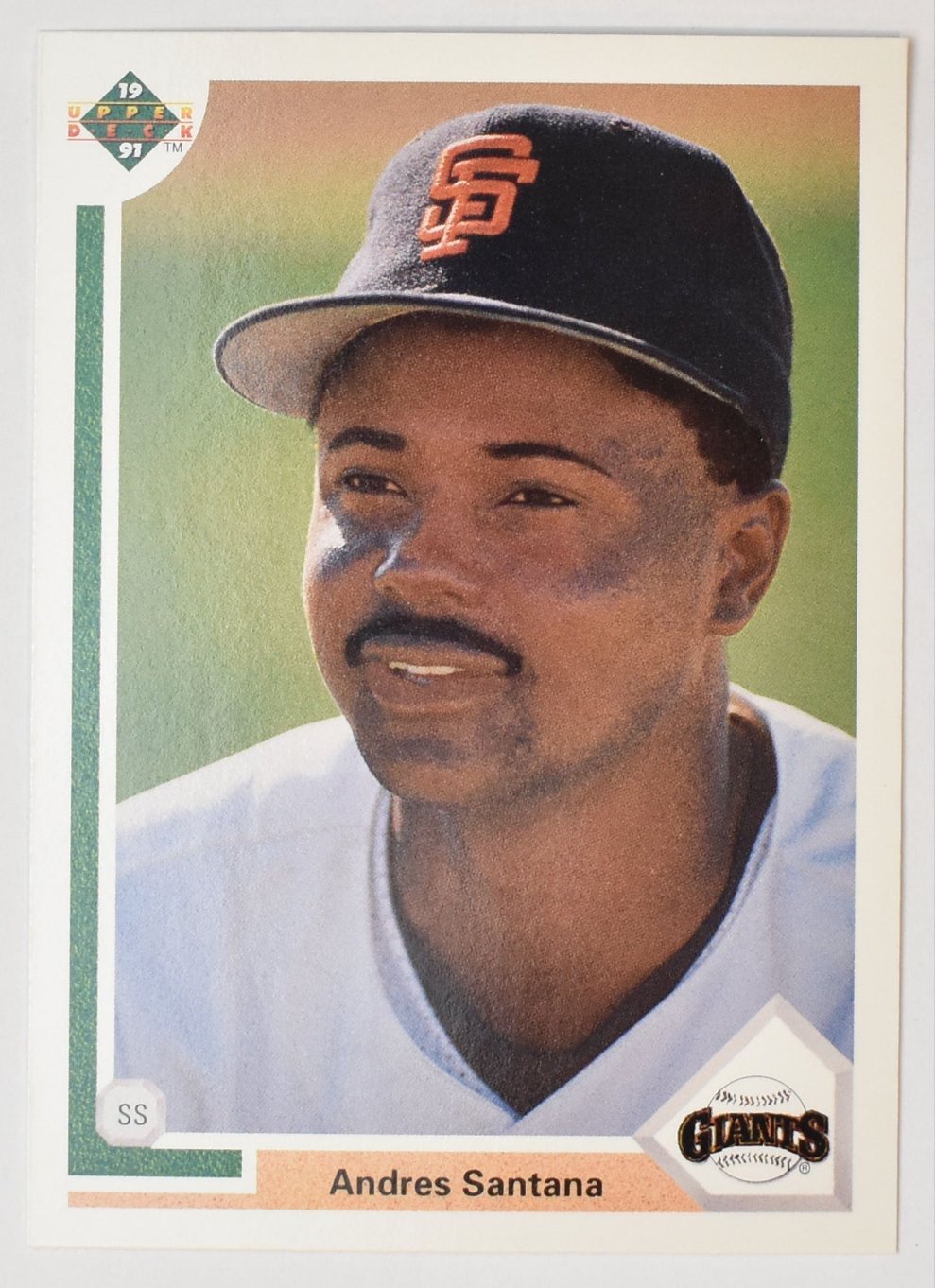 Andres Santana 87 1991 Upper Deck Baseball Card San Francisco Giants