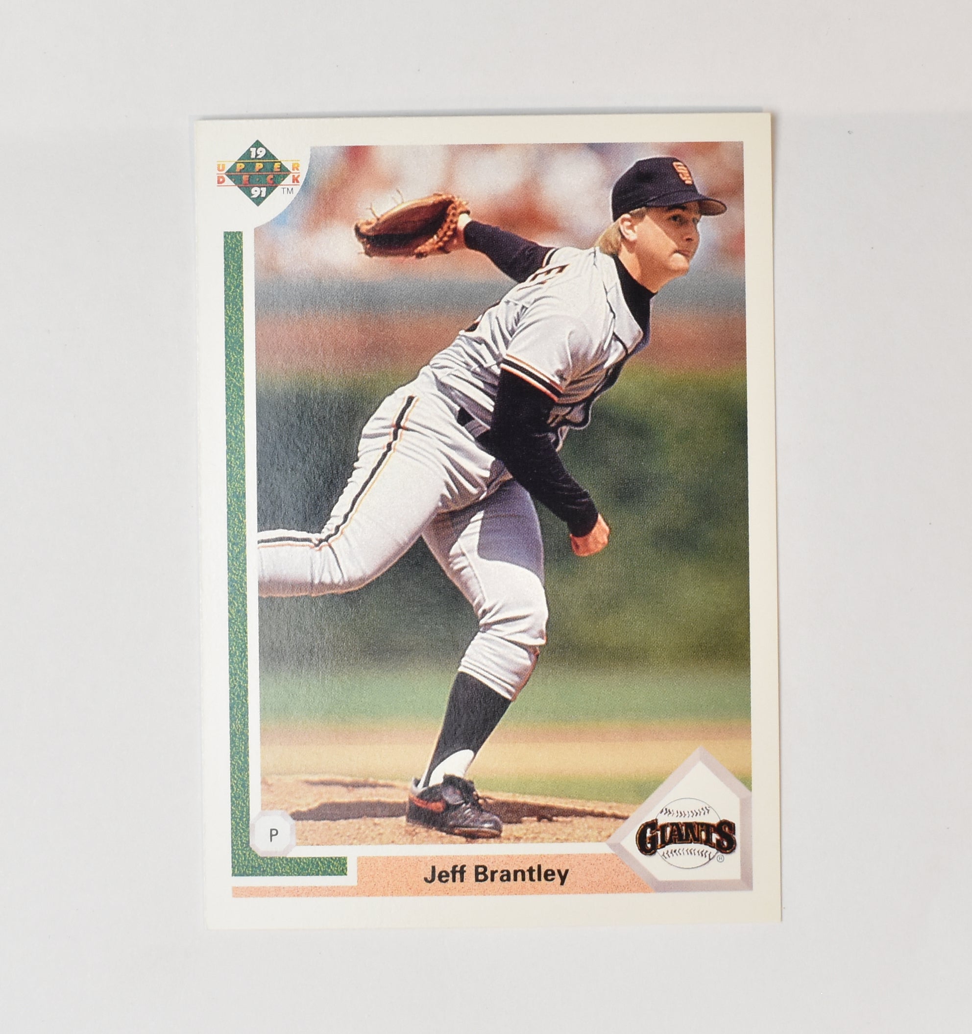 Jeff Brantley 424 1991 Upper Deck Baseball Card San Francisco Giants