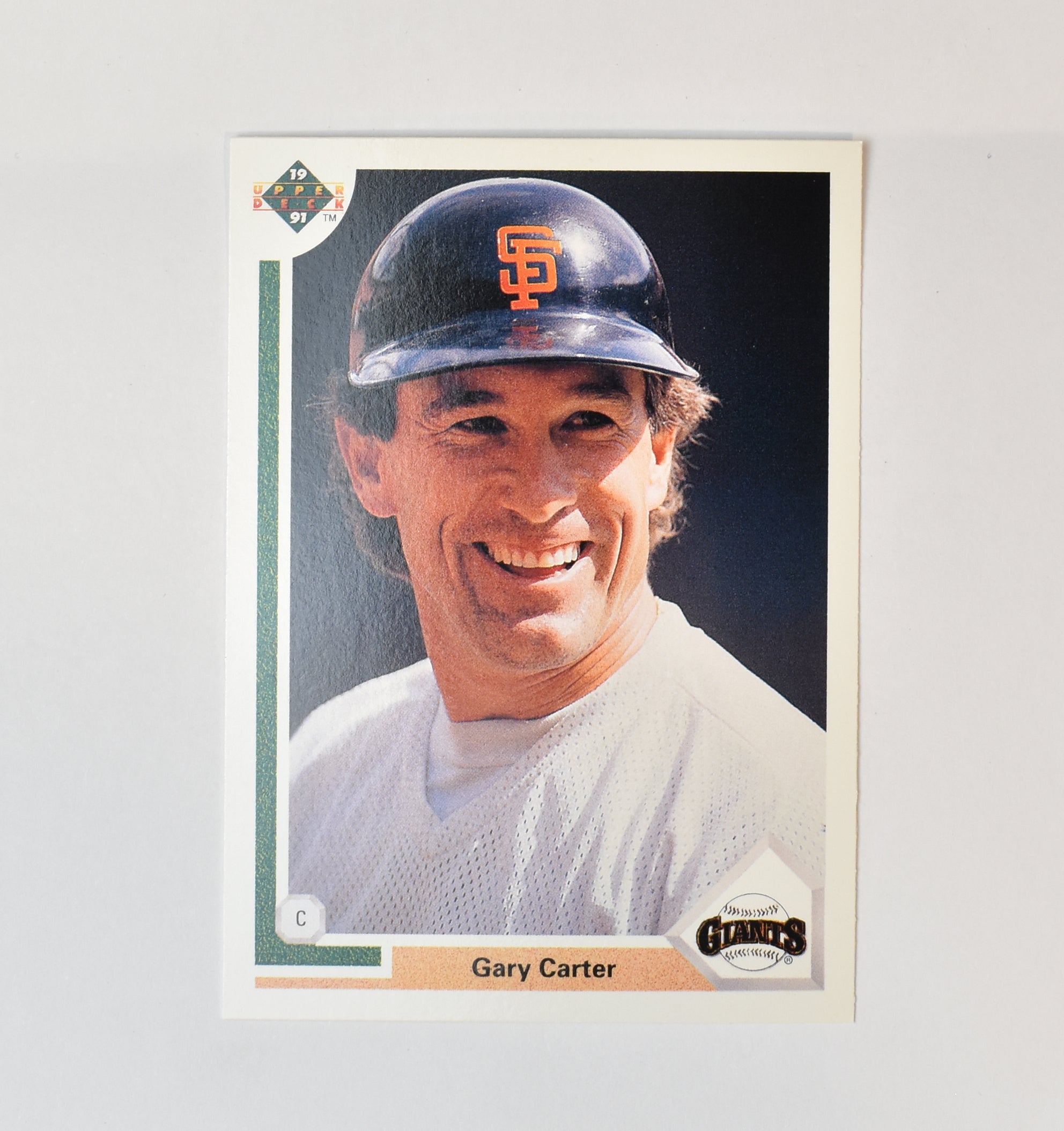 Gary Carter 176 1991 Upper Deck Baseball Card San Francisco Giants