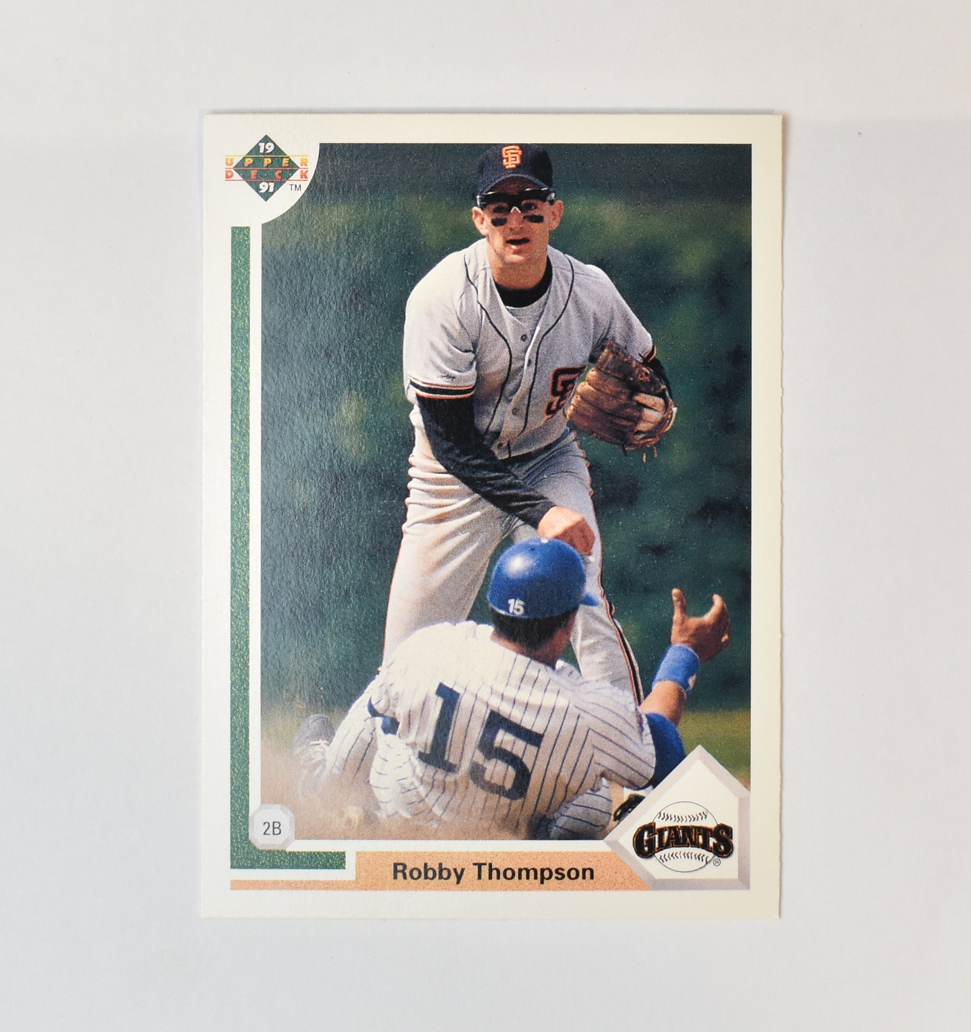 Robby Thompson 178 1991 Upper Deck Baseball Card San Francisco Giants