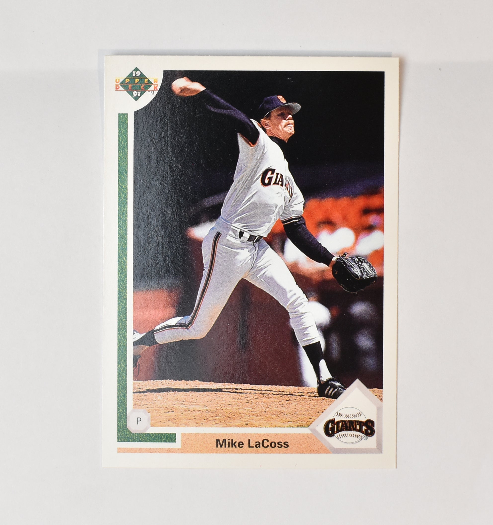 Mike LaCoss 691 1991 Upper Deck Baseball Card San Francisco Giants