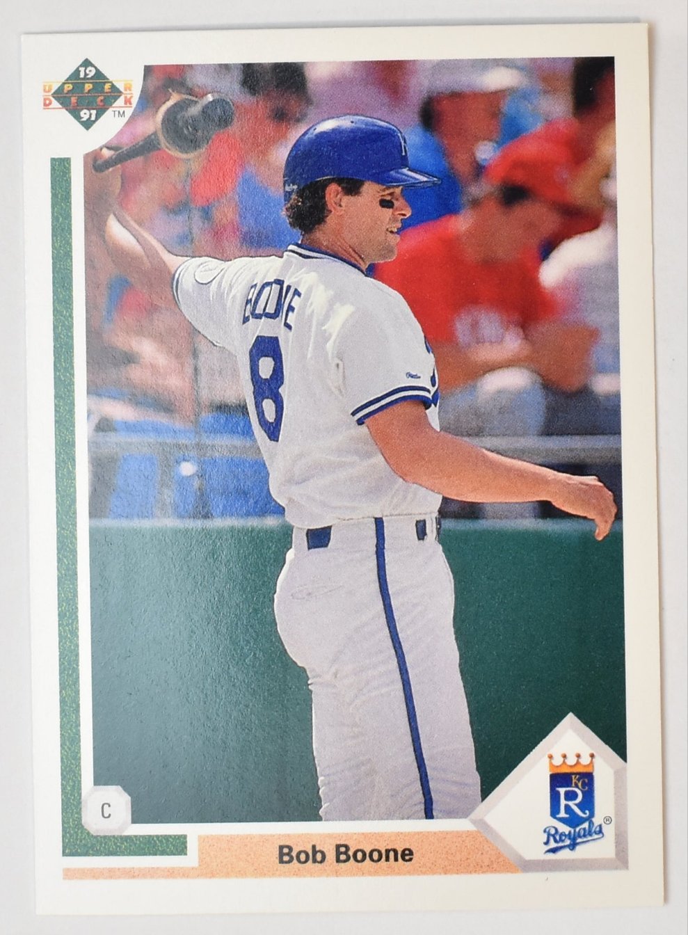 Bob Boone 502 1991 Upper Deck Baseball Card Kansas City Royals