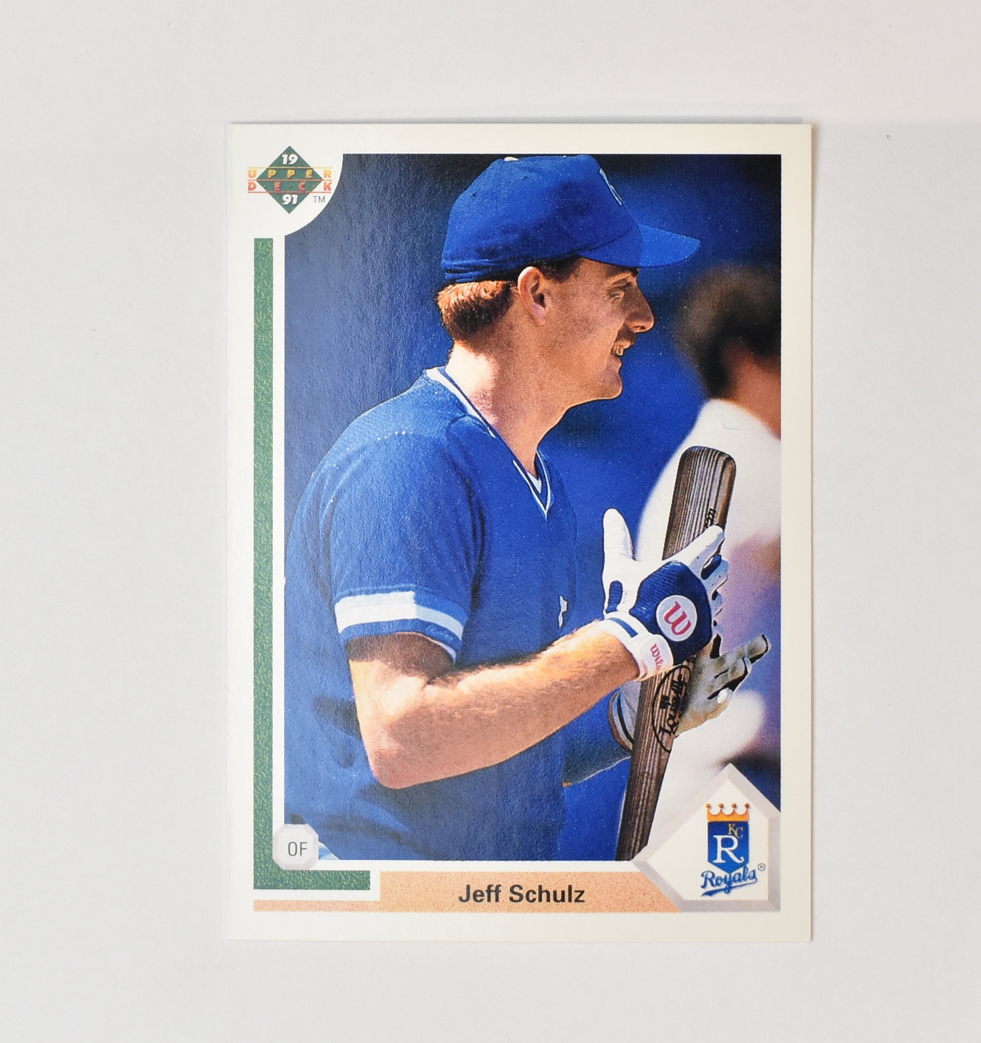 Jeff Schulz 607 1991 Upper Deck Baseball Card Kansas City Royals