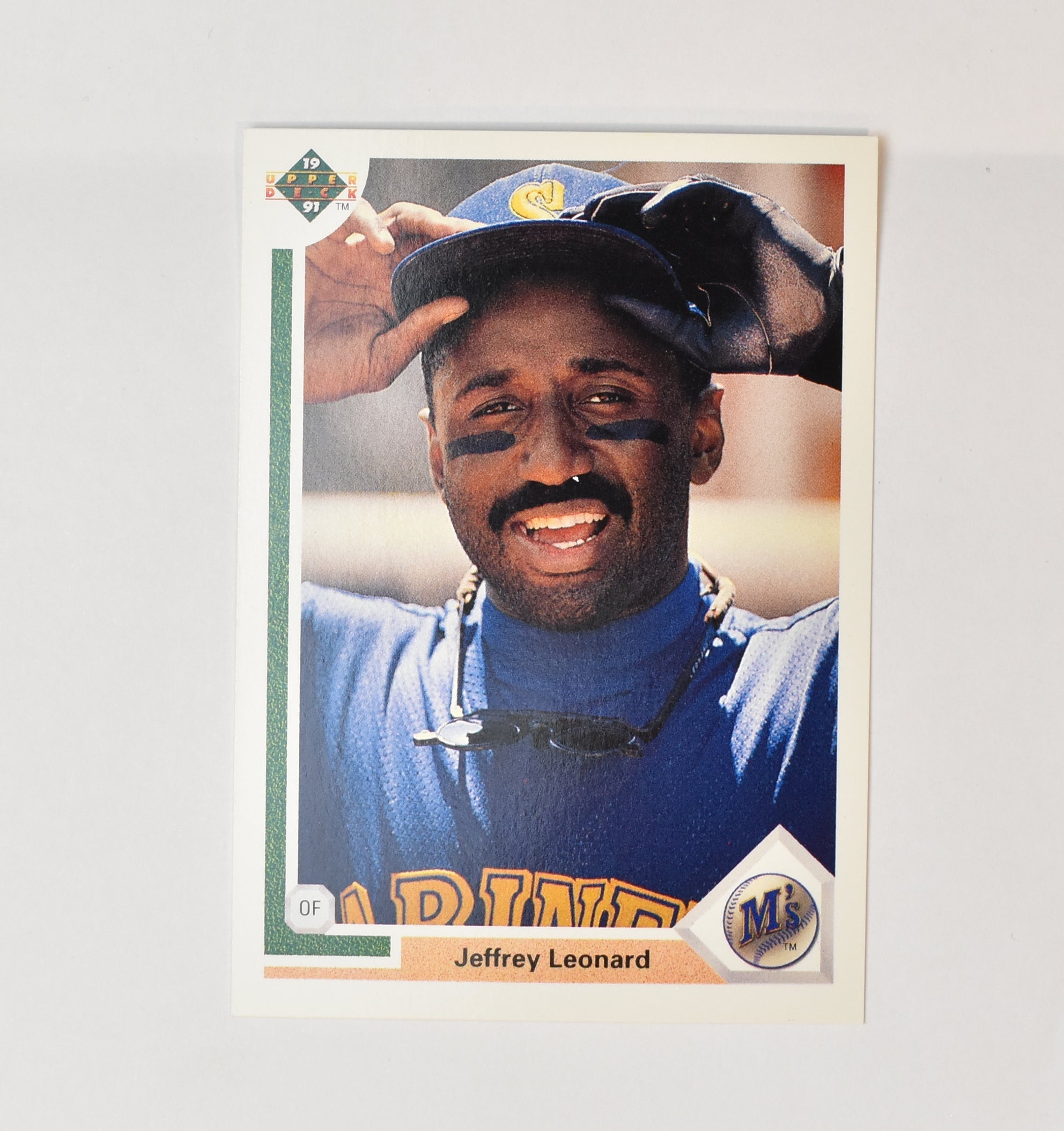Jeffrey Leonard 107 Upper Deck Baseball Card 1991 Seattle Mariners