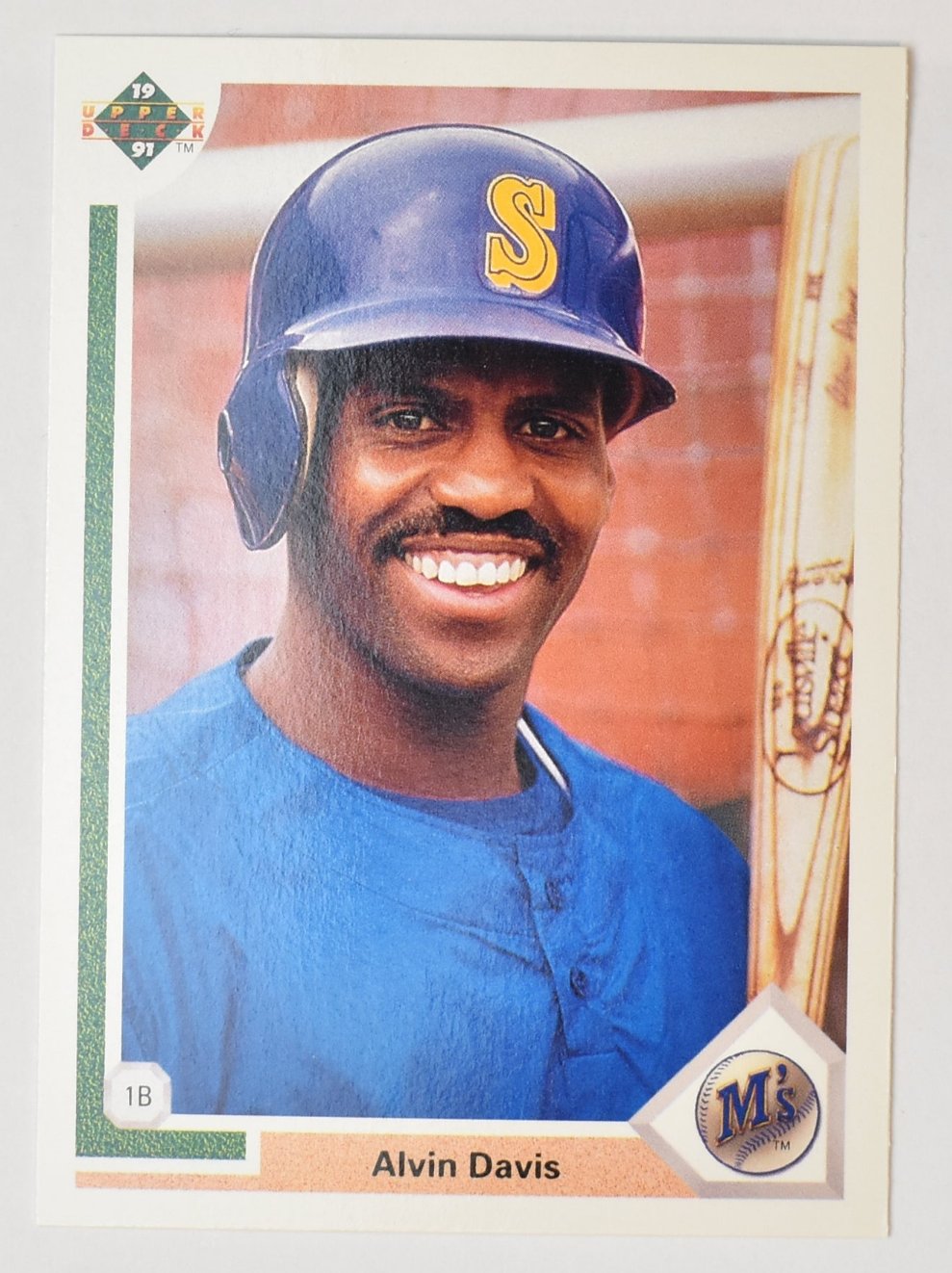 Alvin Davis 457 Upper Deck Baseball Card 1991 Seattle Mariners
