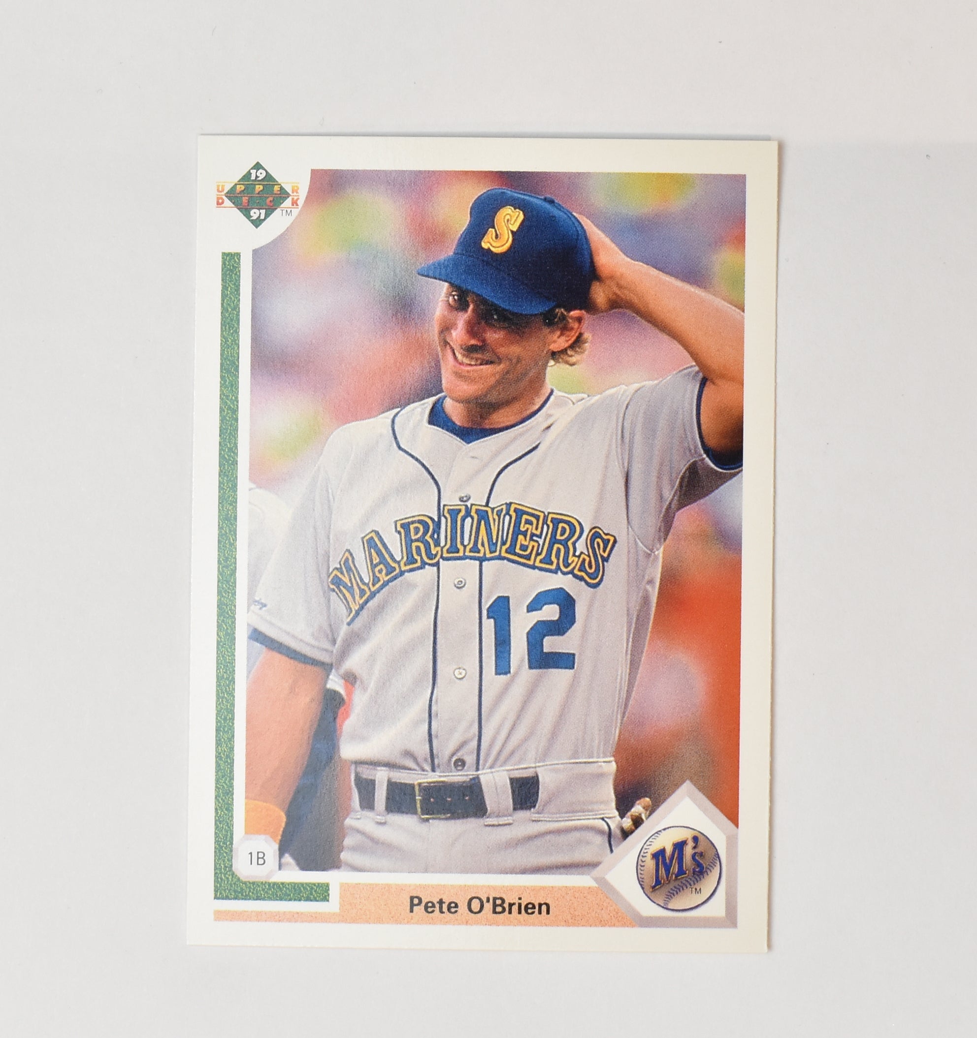 Pete Obrien 459 Upper Deck Baseball Card 1991 Seattle Mariners