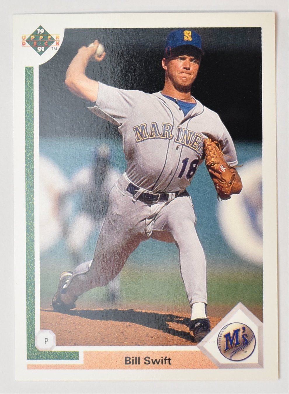 Bill Swift 498 Upper Deck Baseball Card 1991 Seattle Mariners
