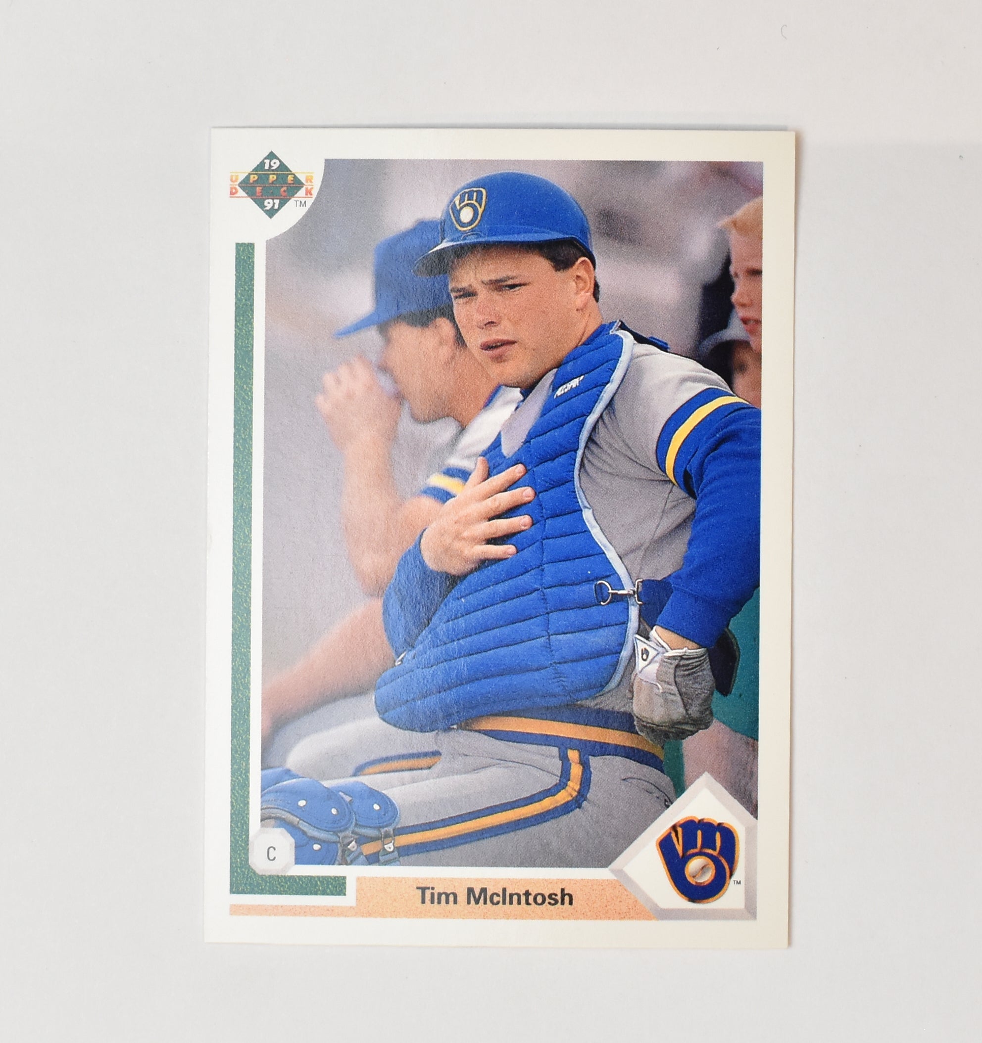 Tim McIntosh 547 Upper Deck Baseball Card 1991 Milwaukee