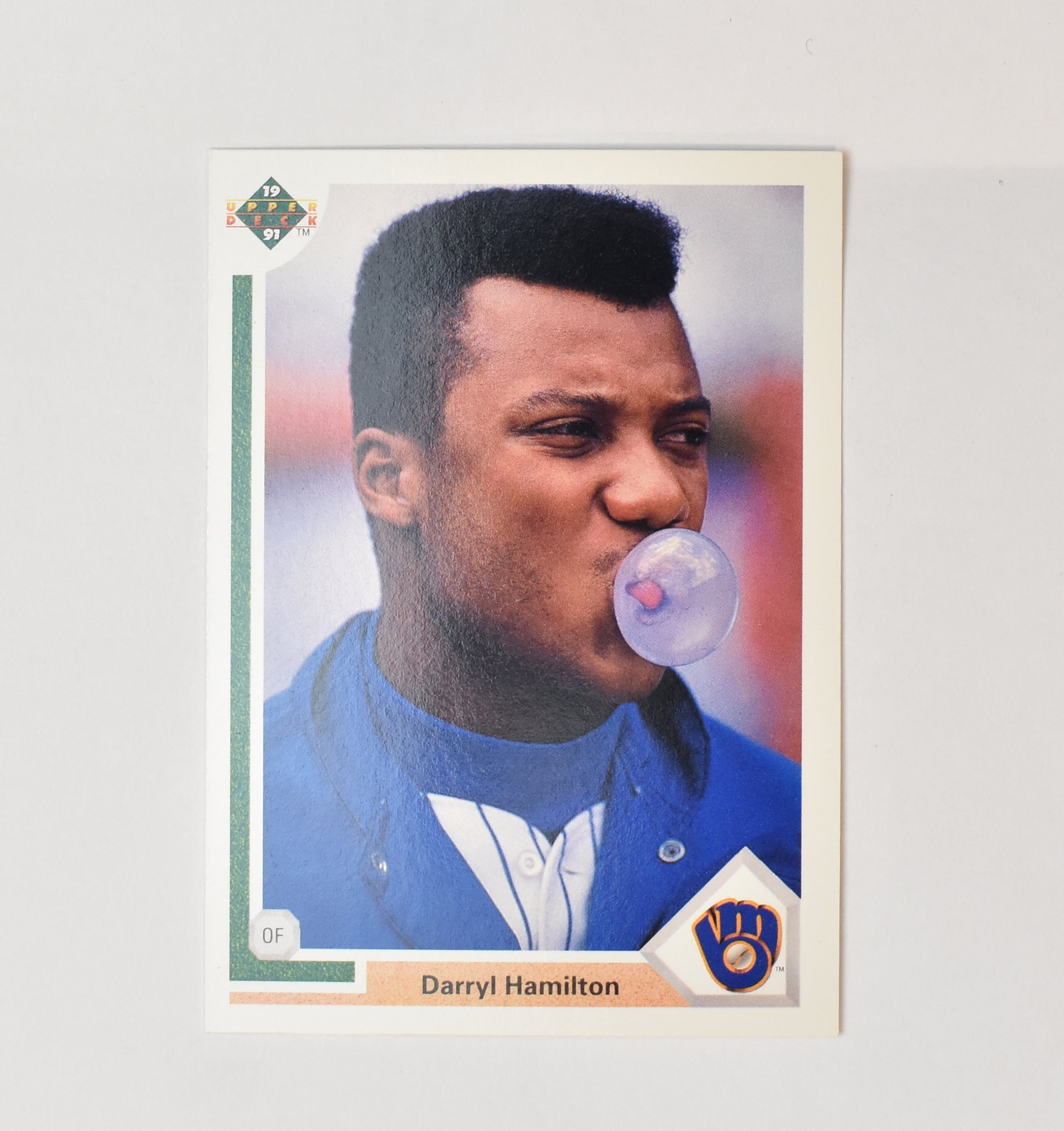 Darryl Hamilton 42 Upper Deck Baseball Card 1991 Milwaukee