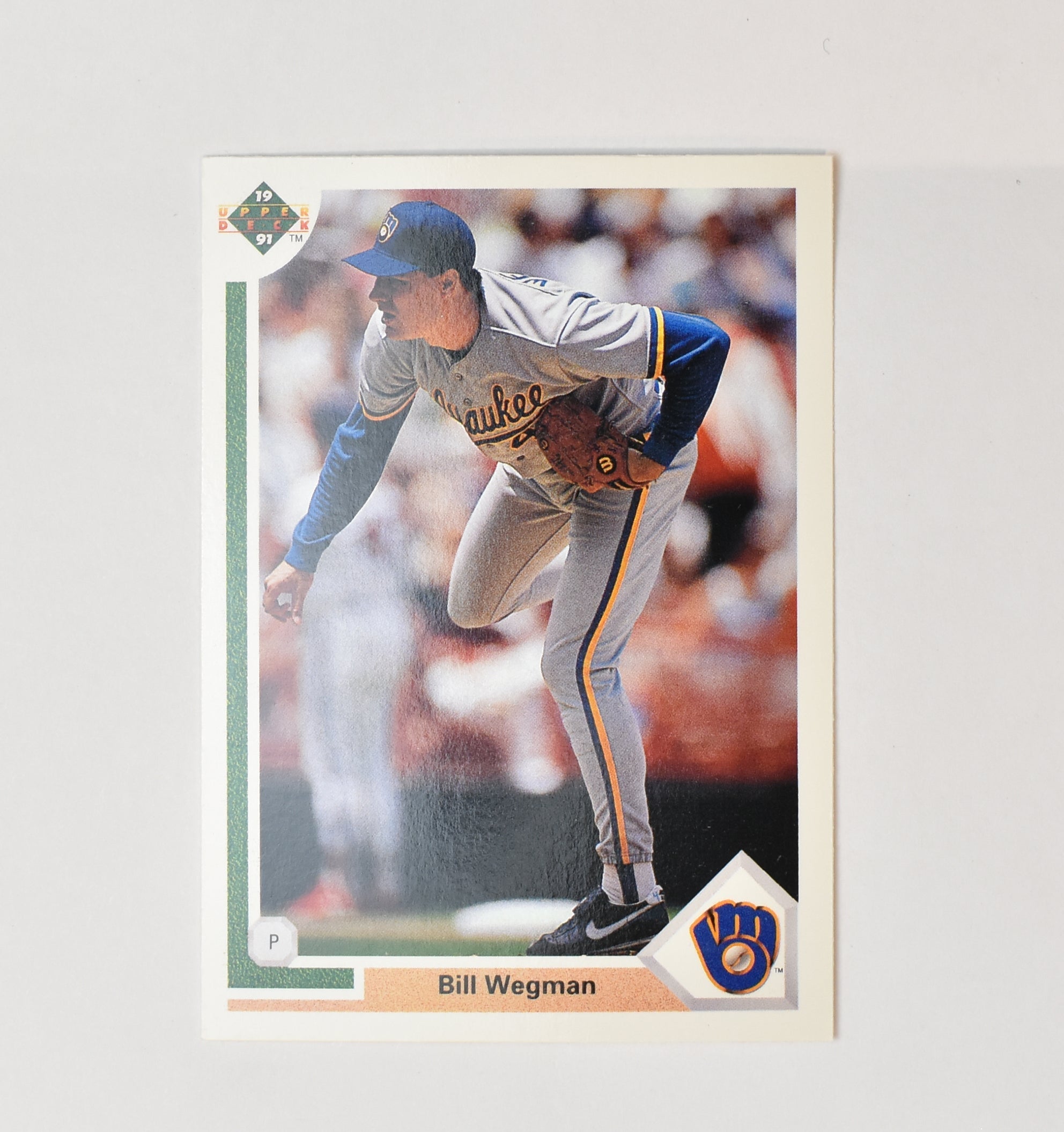 Bill Wegman 292 Upper Deck Baseball Card 1991 Milwaukee Brewers