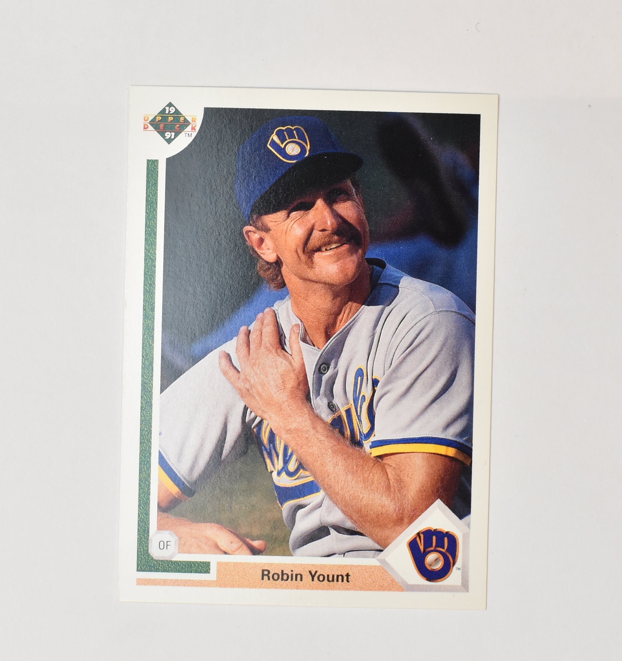 Robin Yount 344 Upper Deck Baseball Card 1991 Milwaukee Brewers