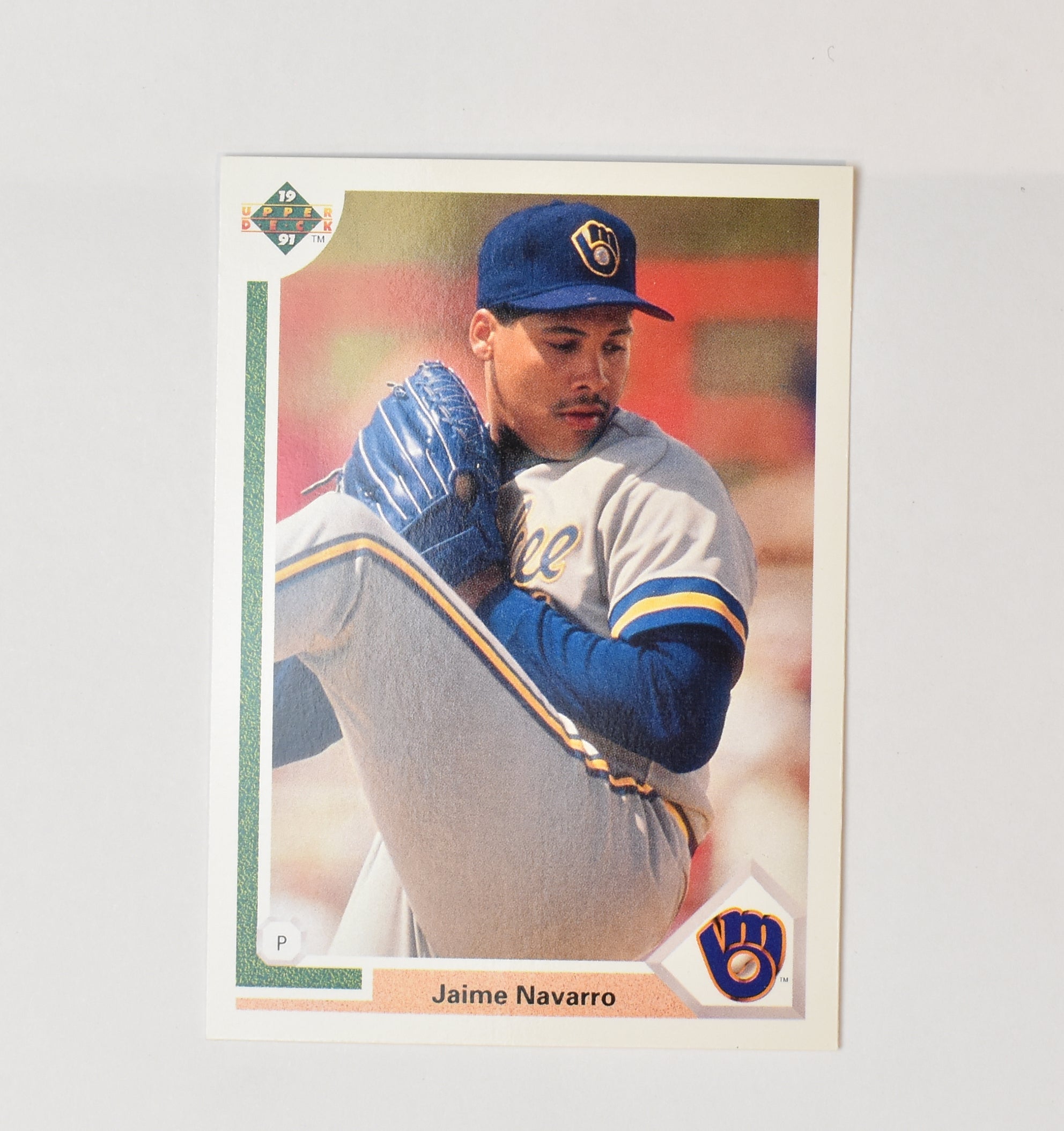 Jaime Navarro 476 Upper Deck Baseball Card 1991 Milwaukee Brewers