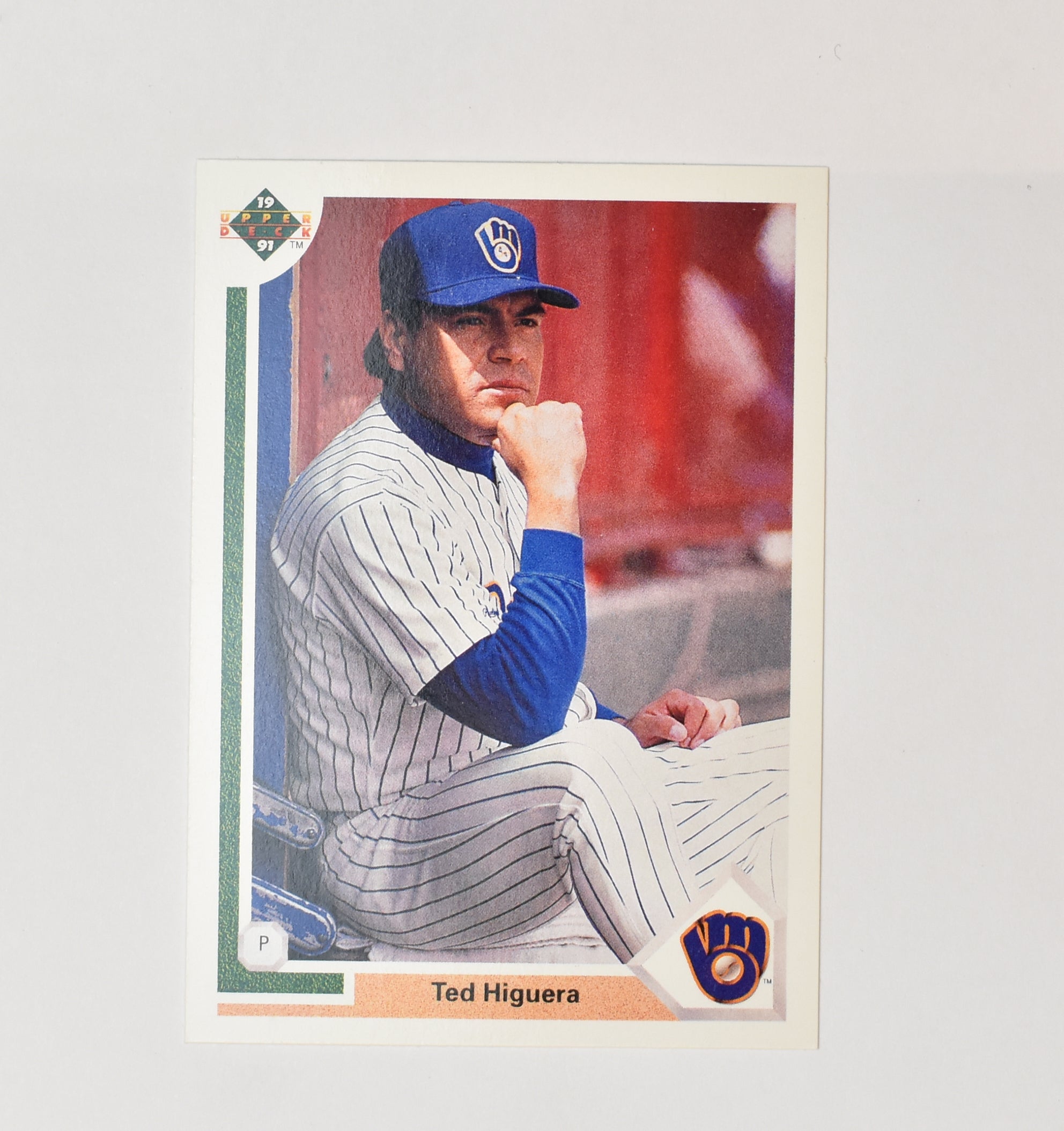 Ted Higuera 341 Upper Deck Baseball Card 1991 Milwaukee Brewers